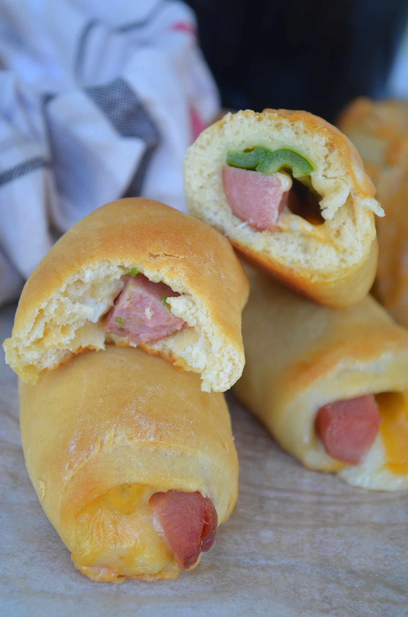 Wrap Around Cheese and Hotdog Crescent