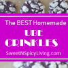 Ube Crinkles Cookies