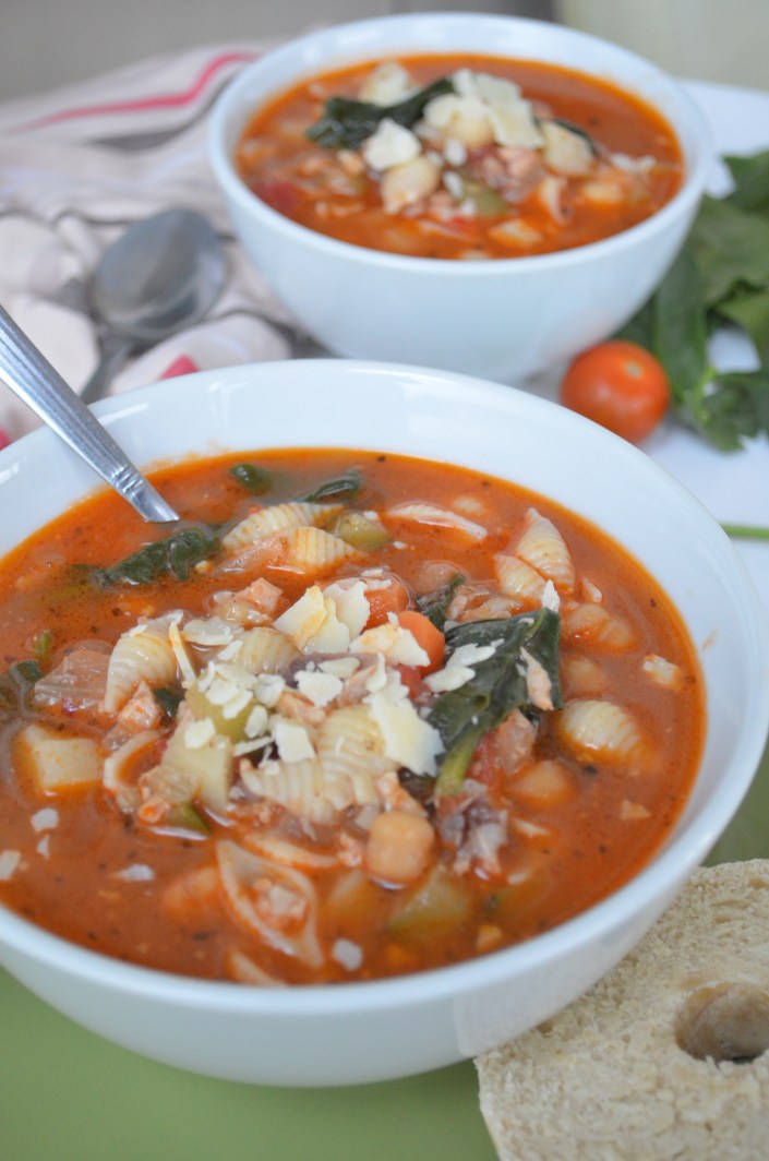 Minestrone Soup with Pasta