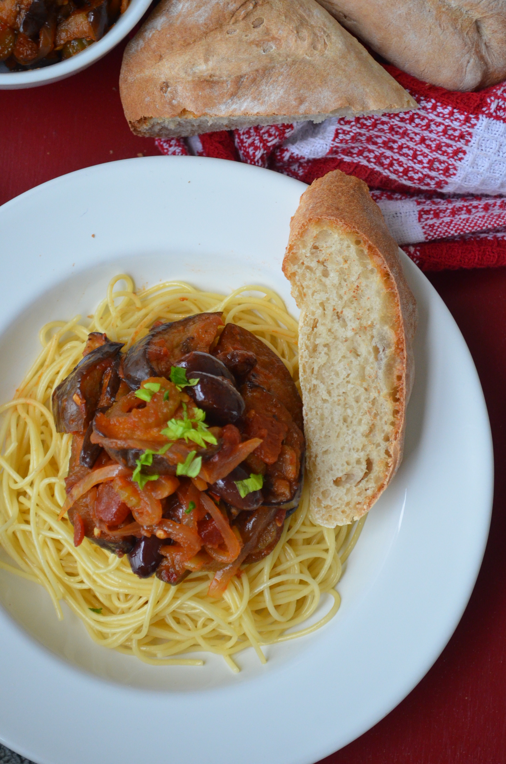 Caponata at SweetnSpicyLiving.com