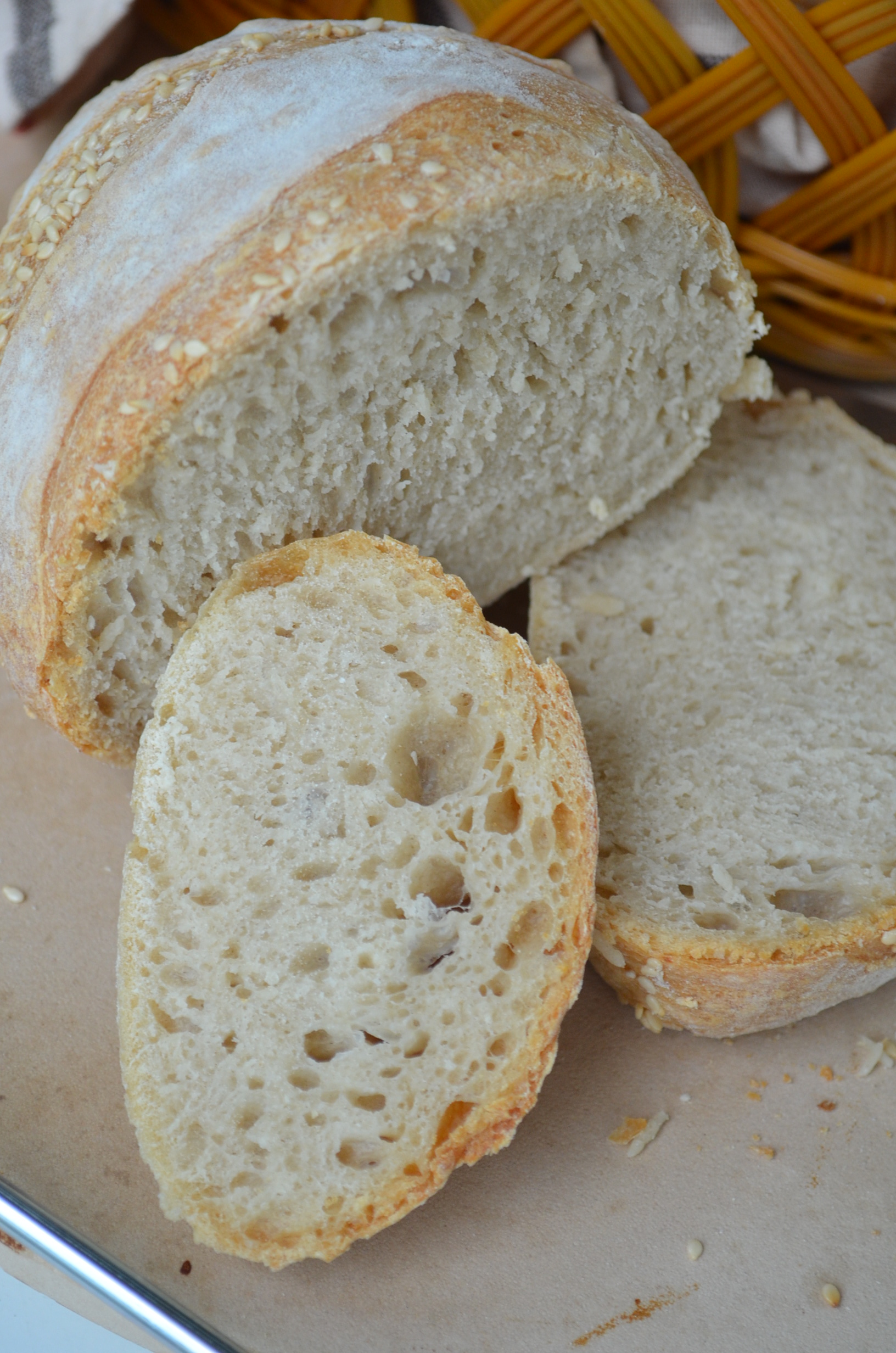 Homemade Artisan No Knead Bread