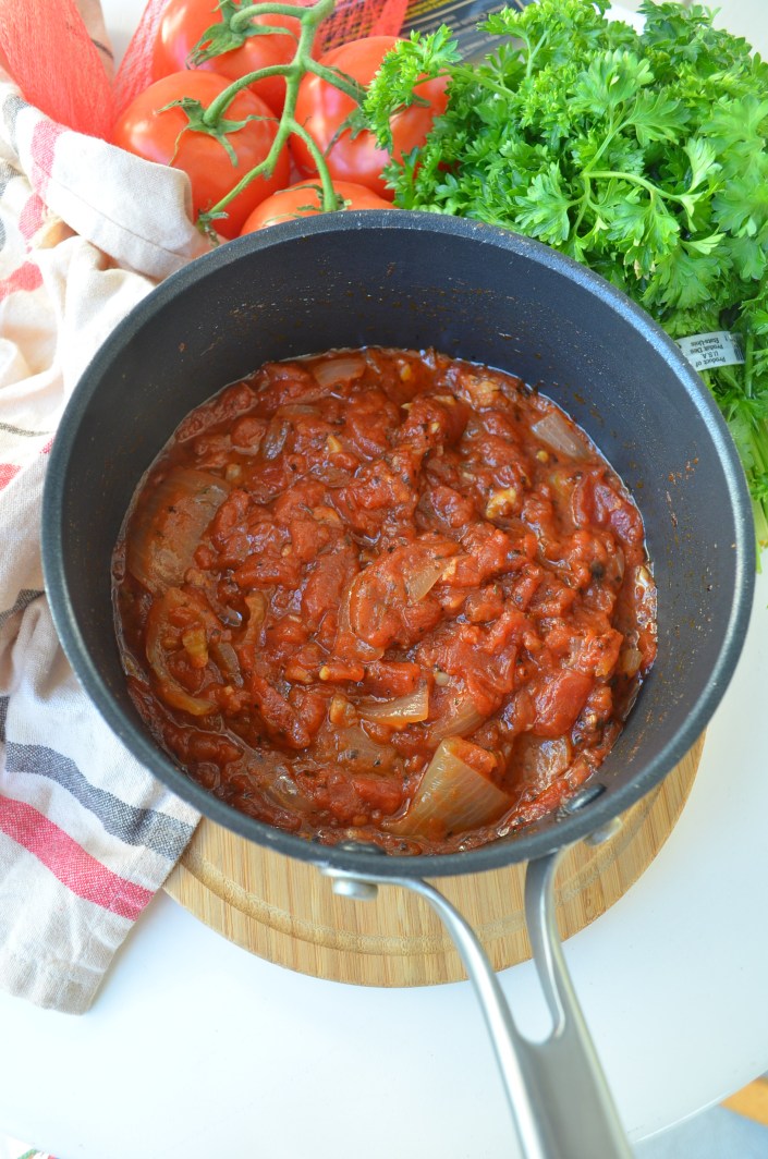 One Pan Tomato Pasta Sauce