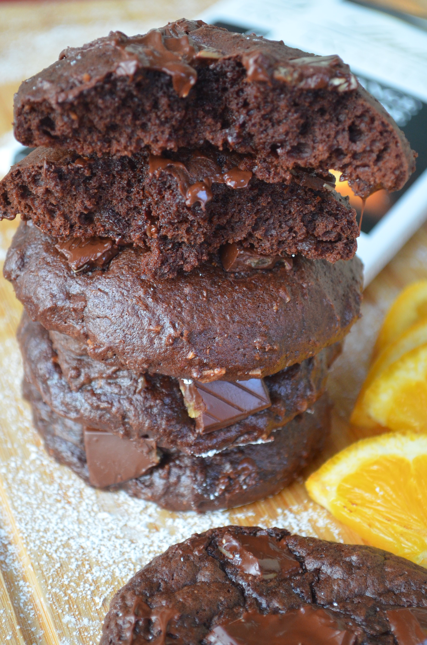 Orange Fudge Chocolate Cookie