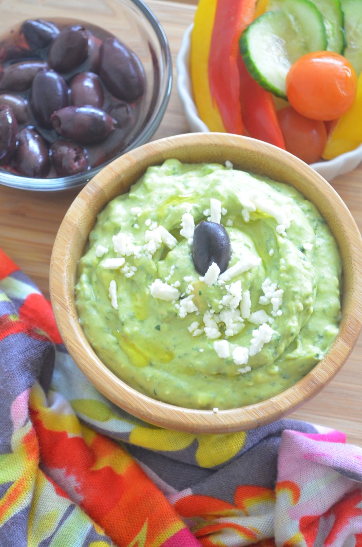 Spinach and Feta Hummus