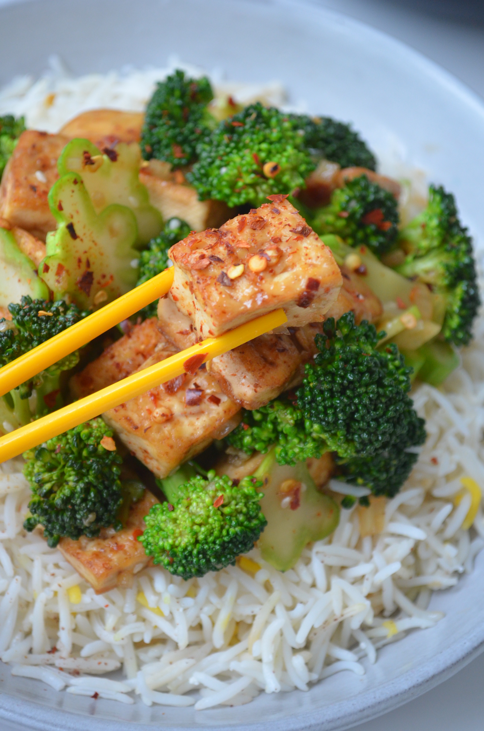 Brocolli and Tofu Stir Fry