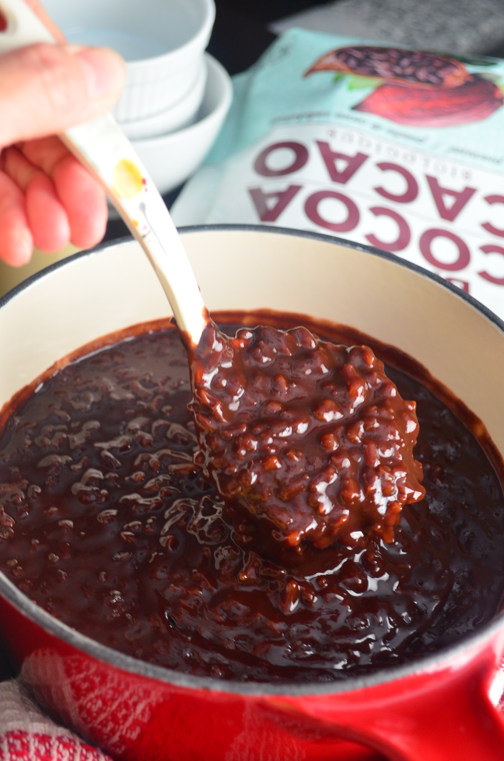 Champorado, A Decadent Chocolate Rice Pudding