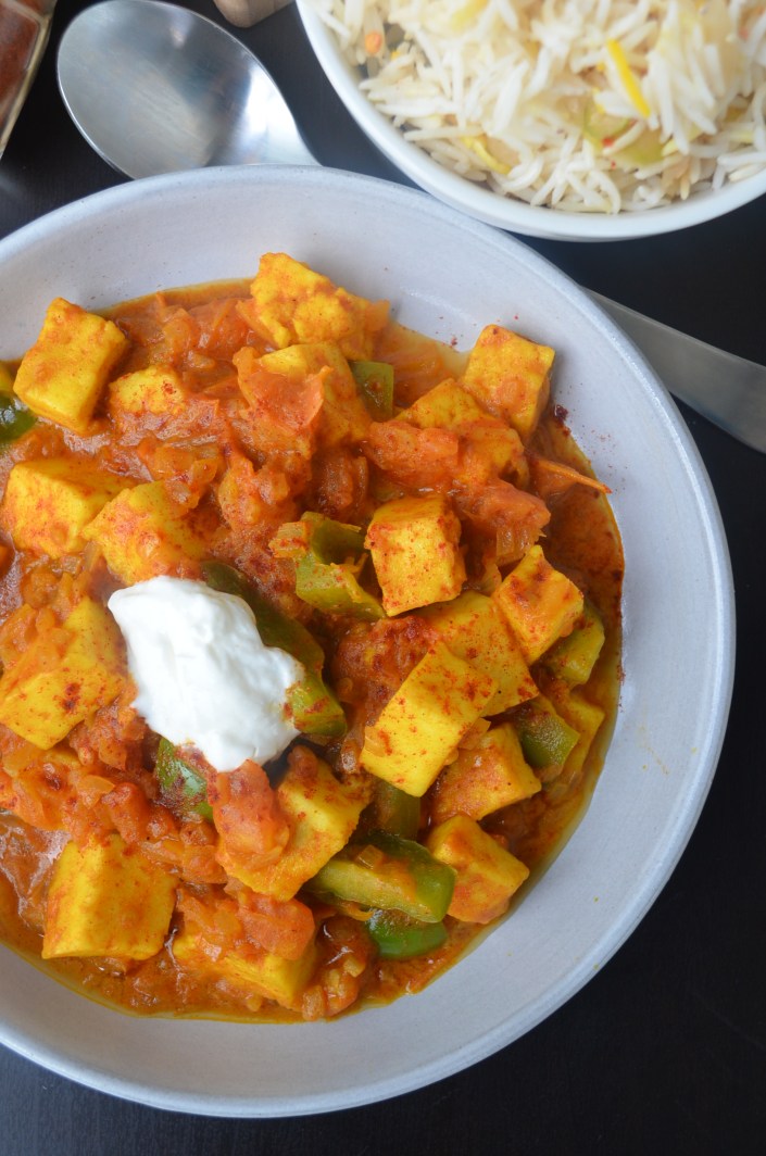 Easy Paneer Curry in Coconut Sauce Paneer Masala Curry Paneer at SweetnSpicyLiving.com