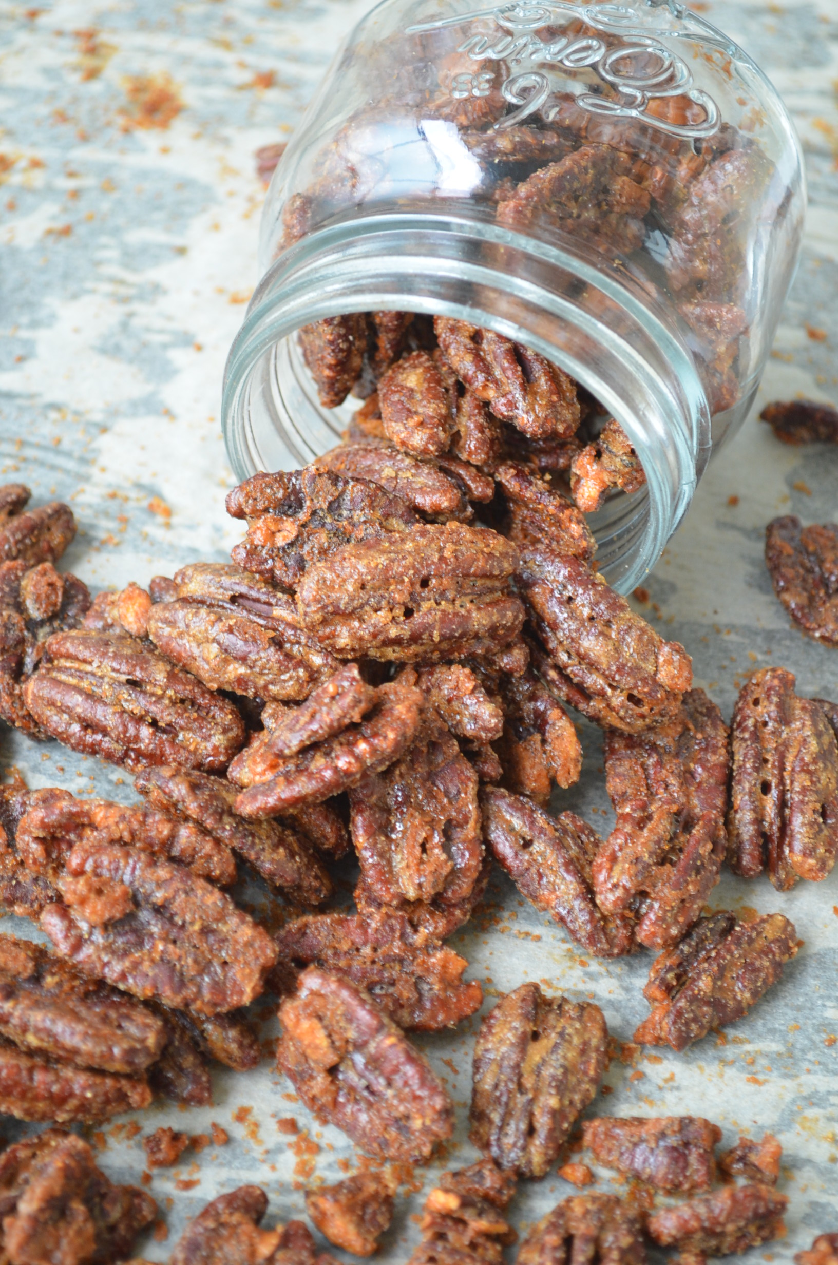 Candied Pecans Recipe at SweetNSpicyLiving.com