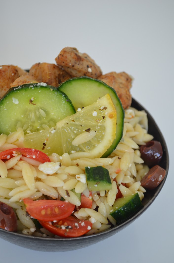 Mediterranean Orzo Salad at SweetNSpicyLiving.com