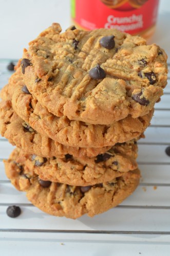 Peanut Butter Chocolate Chip Cookie Recipe at SweetNSpicyLiving.com