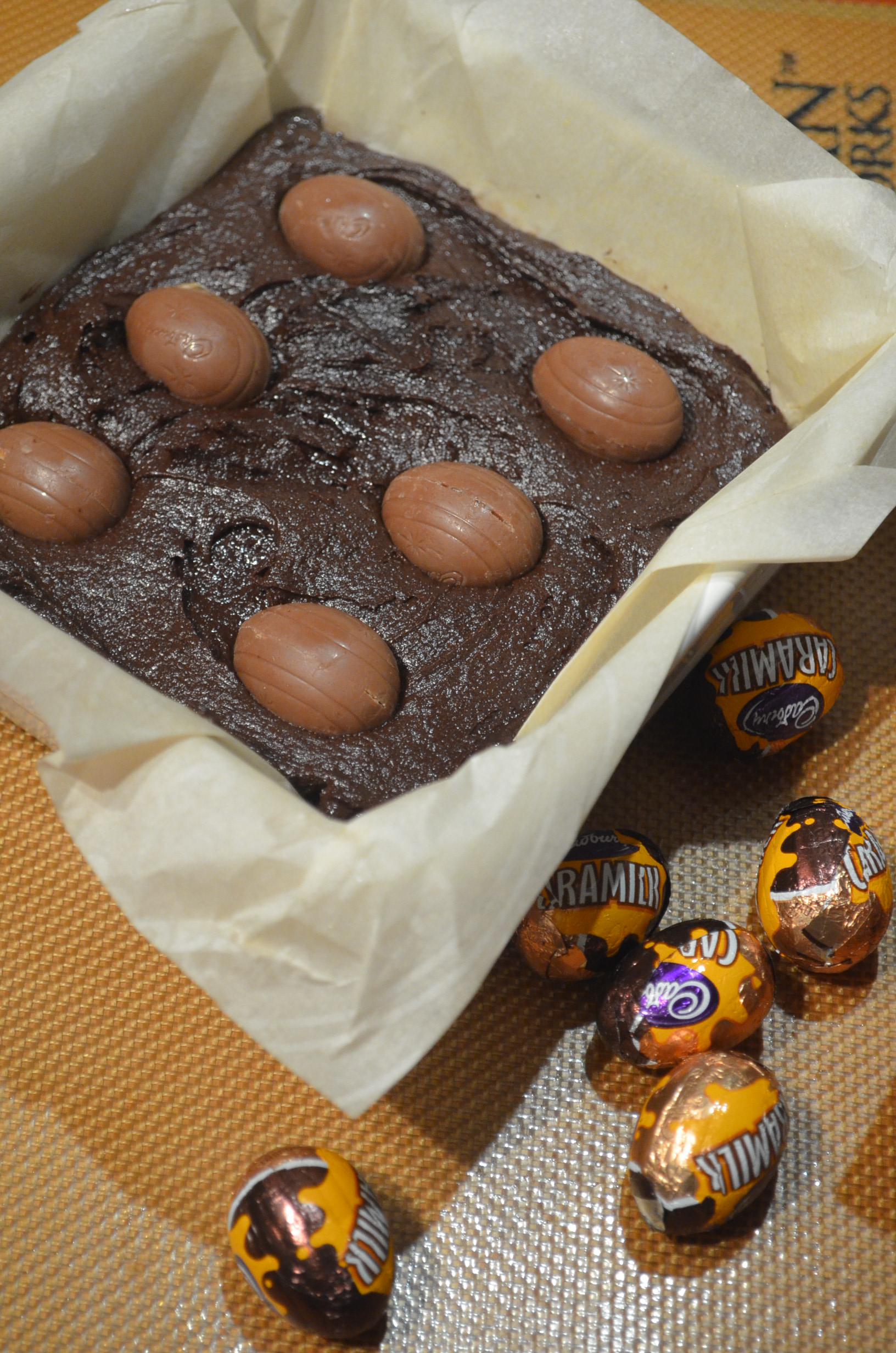 Easter Brownie at SweetNSpicyLiving.com