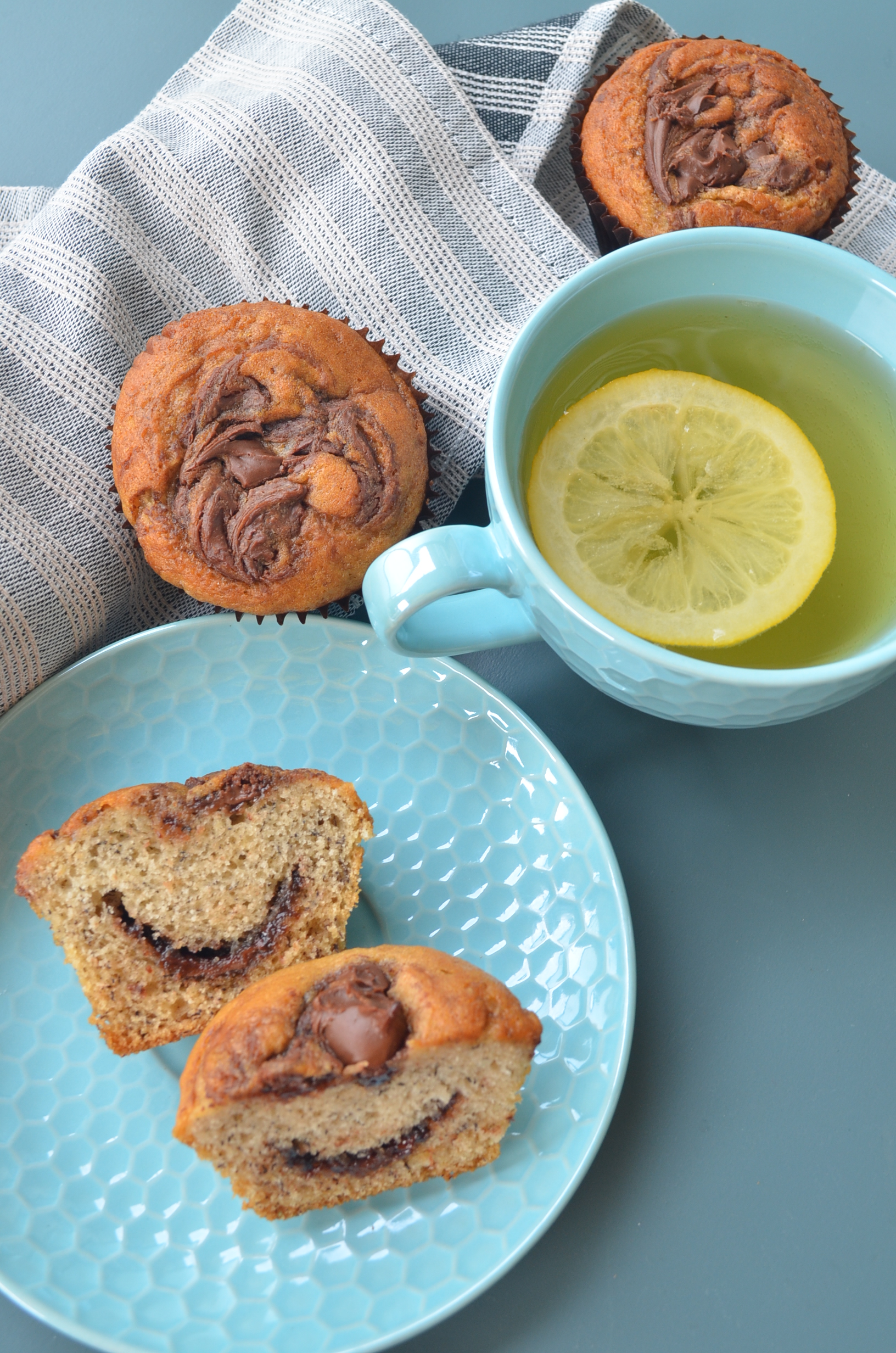 Banana Nutella Muffins