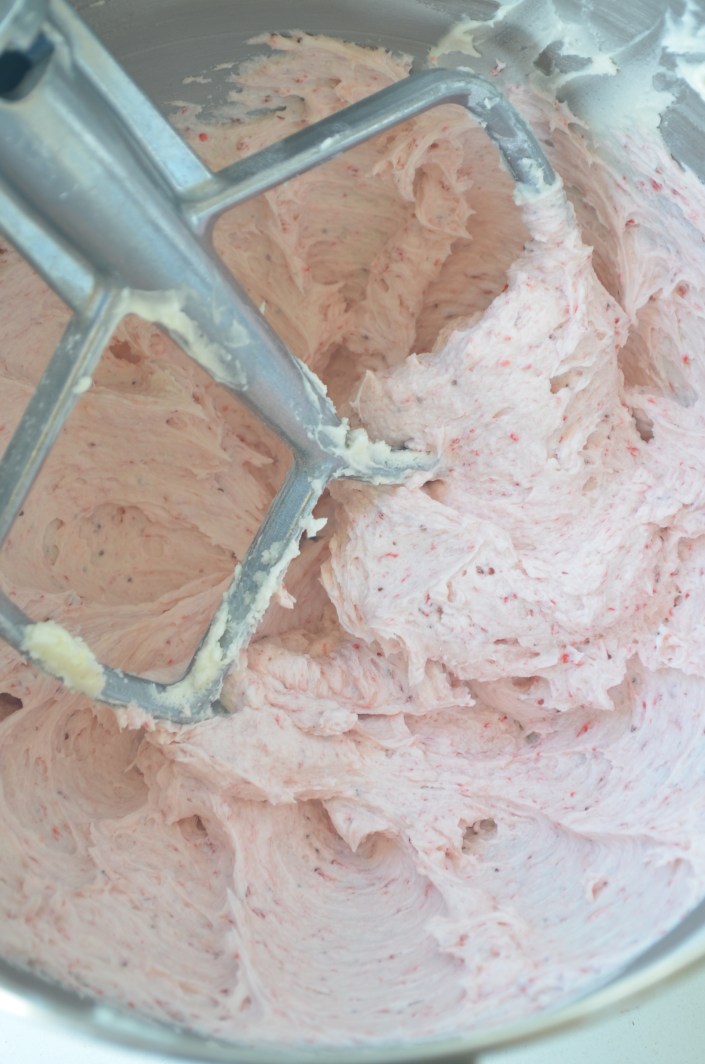 Fresh Strawberry Buttercream Frosting