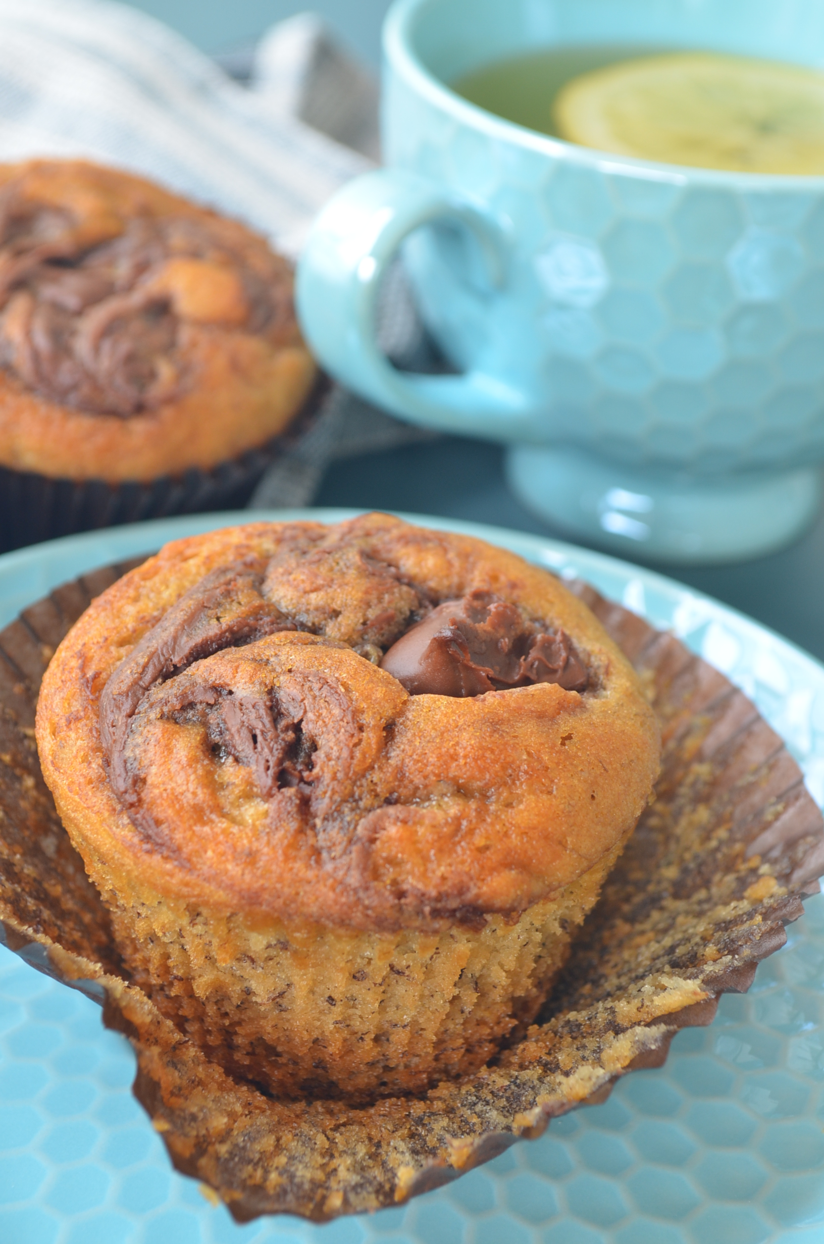 Nutella Banana Muffins