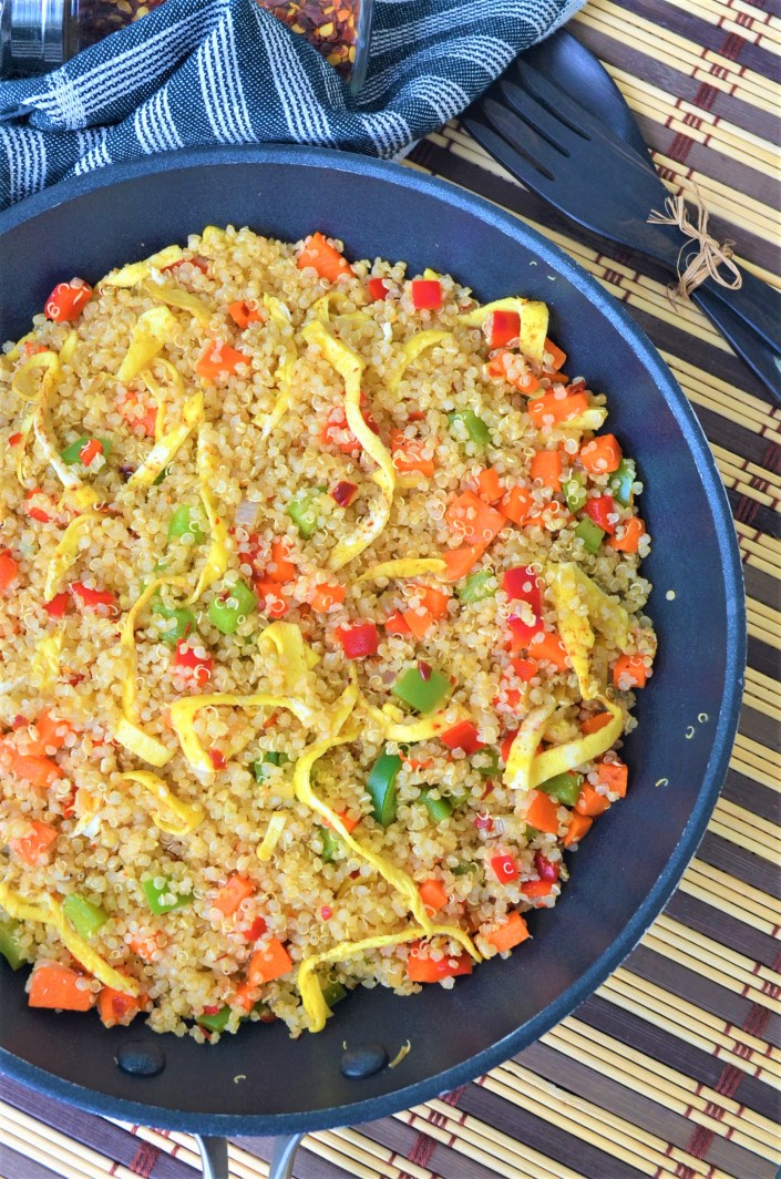 Vegetarian Fried Rice by SweetNSPicyLiving.com