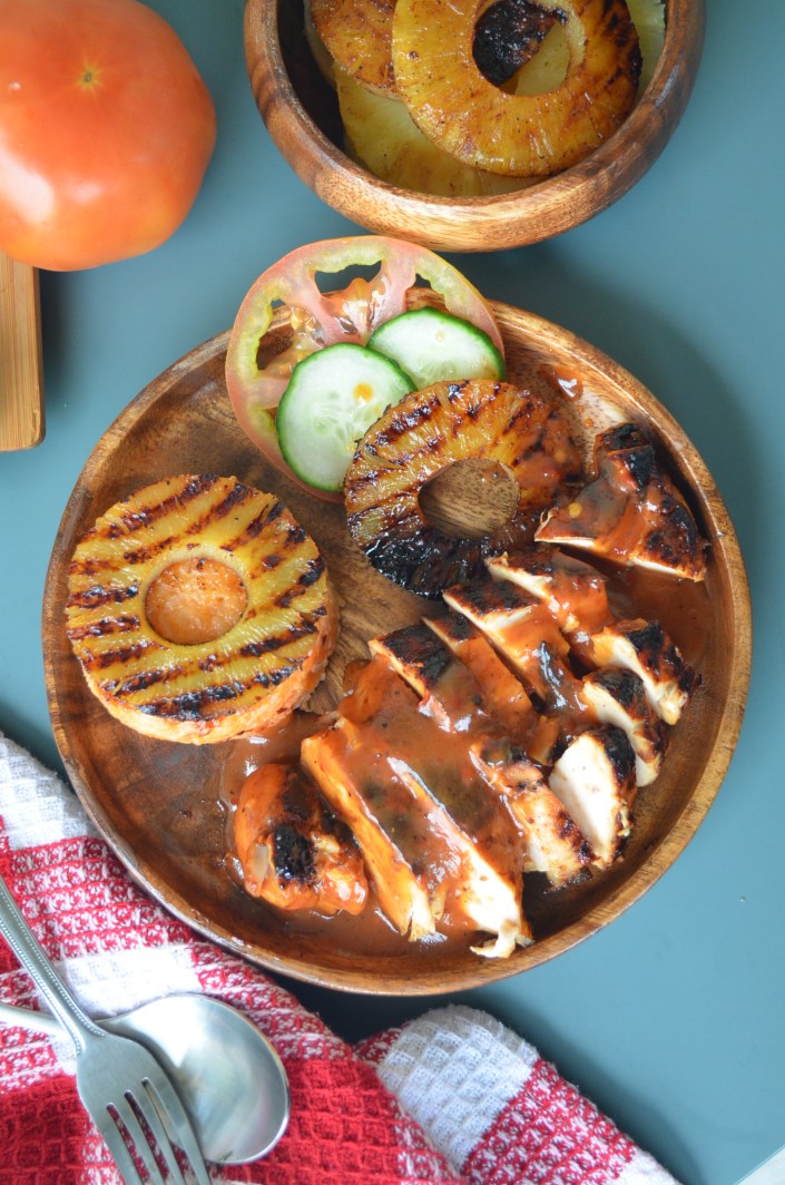 Grilled Hawaiin Chicken BBQ By SweetNSpicyLiving.com