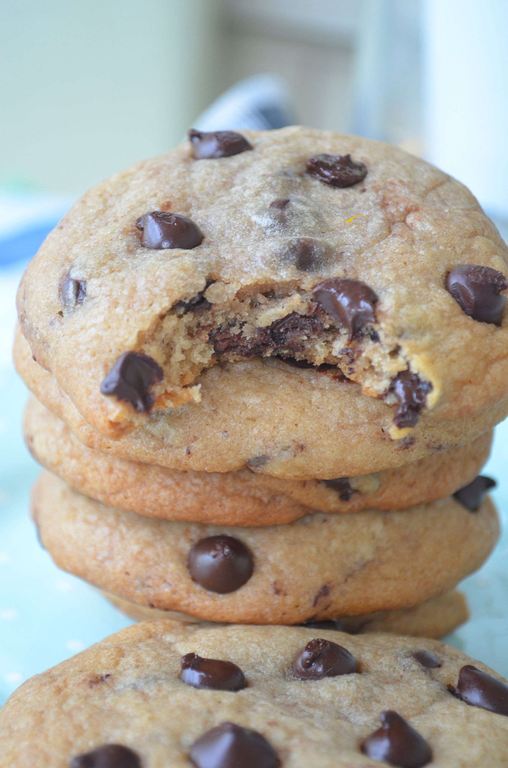 Nutella Stuffed Chocolate Chip Cookies By SweetNSpicyLiving.com