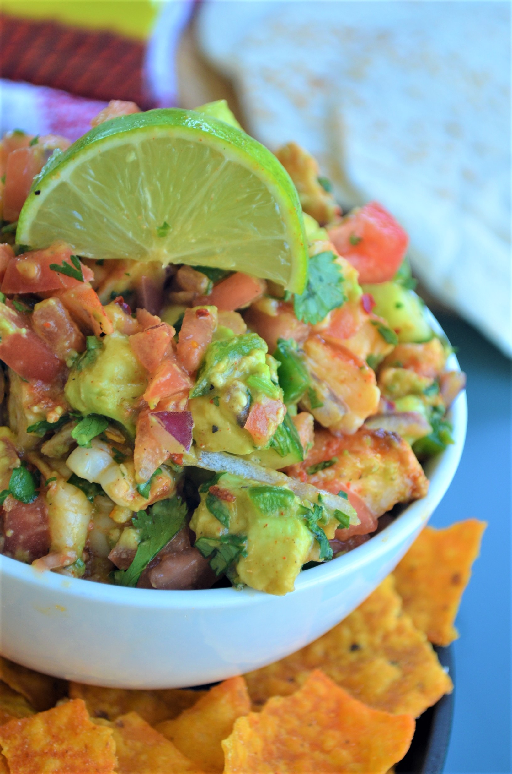 Shrimp and Avocado Salsa By SweetNSpicyLiving.com