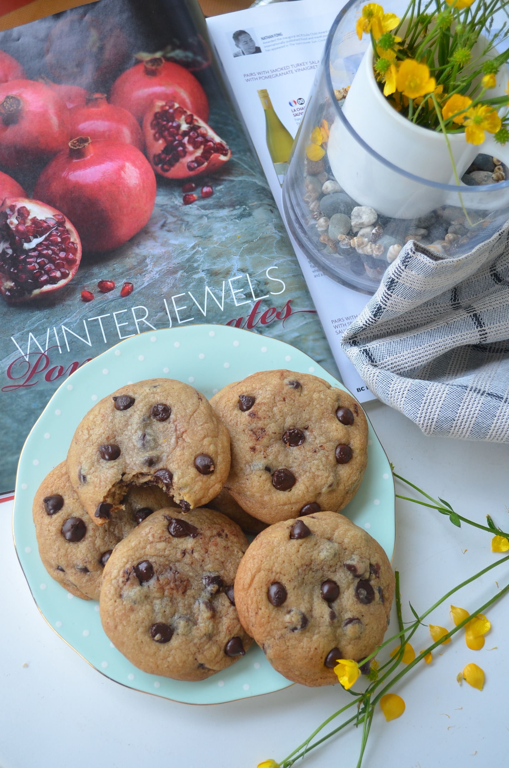 Soft and Chewy Nutella Stuffed Chocolate Chip Cookies