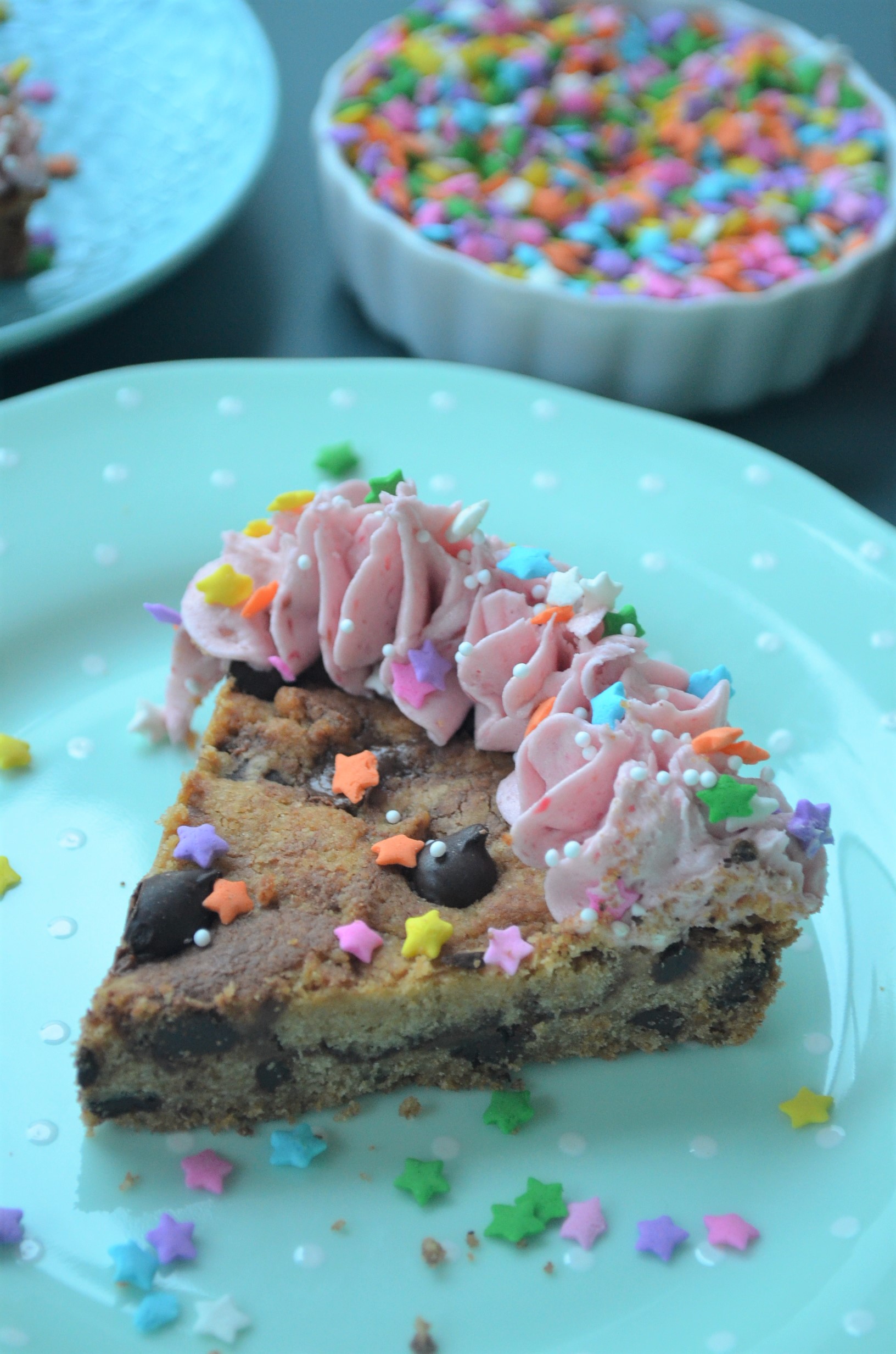 Chocolate Chip Skillet Cookie By SweetNSpicyLiving