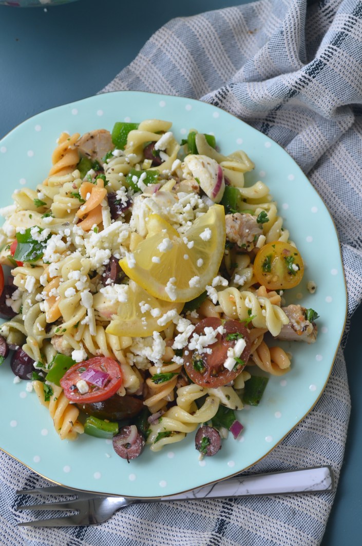 Mediterranean Pasta Salad By SweetNSpicyLiving.com
