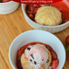 Strawberry Cobbler 1