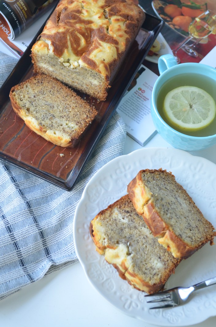 Banana Bread with Cream Cheese Filling