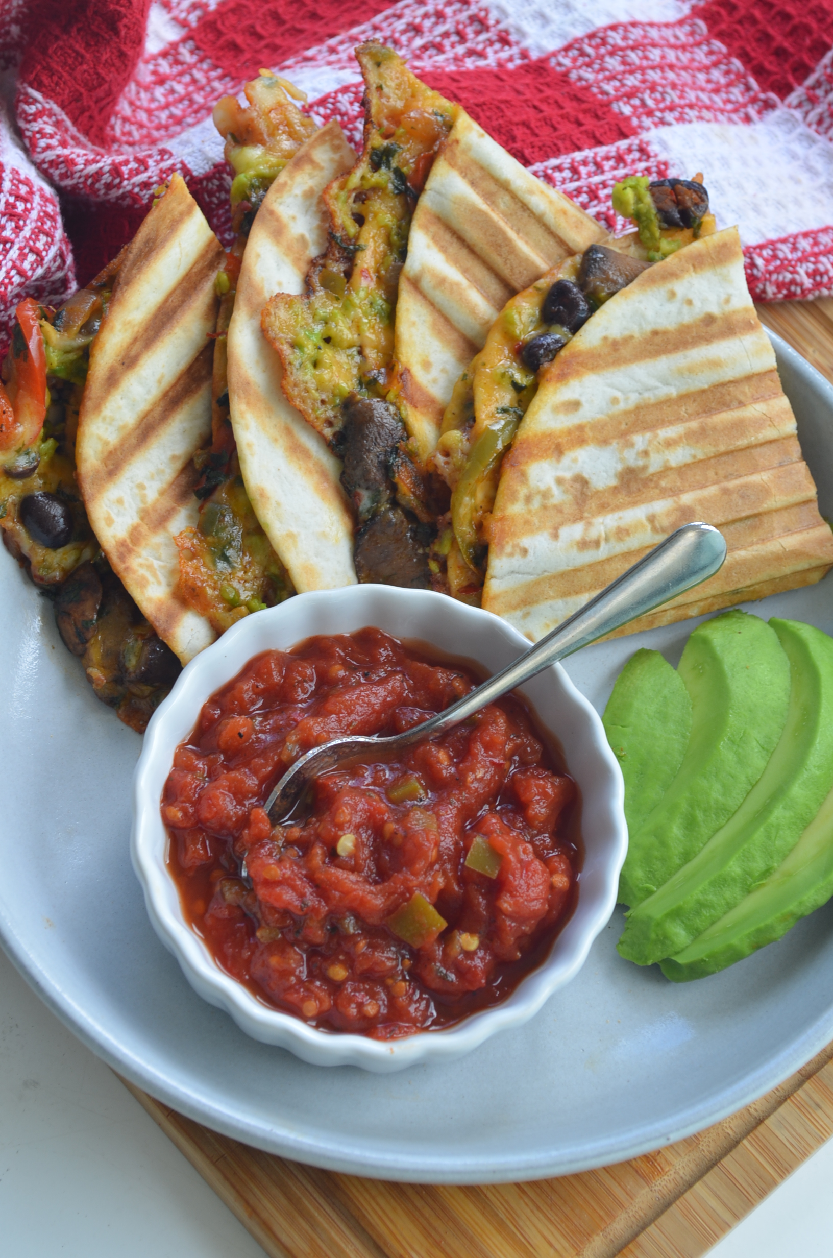 Black Beans Quesedilla