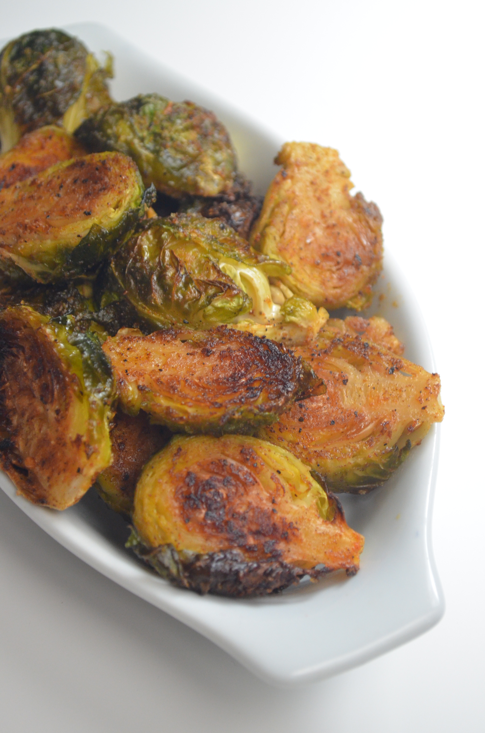 Garlic-Roasted Brussels Sprouts Recipe By SweetNSpicyLiving.com