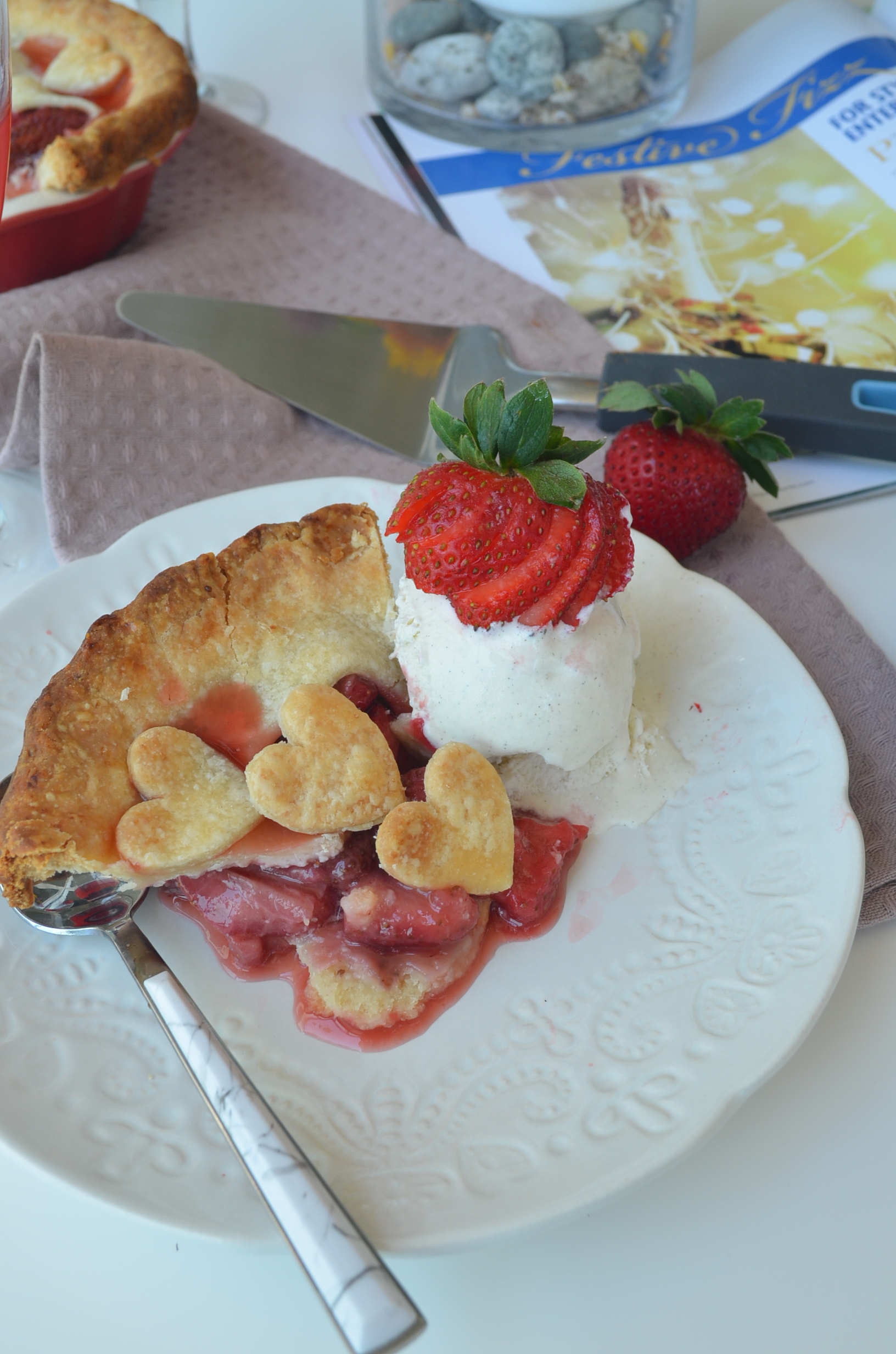 Simple Small Batch Strawberry Pie