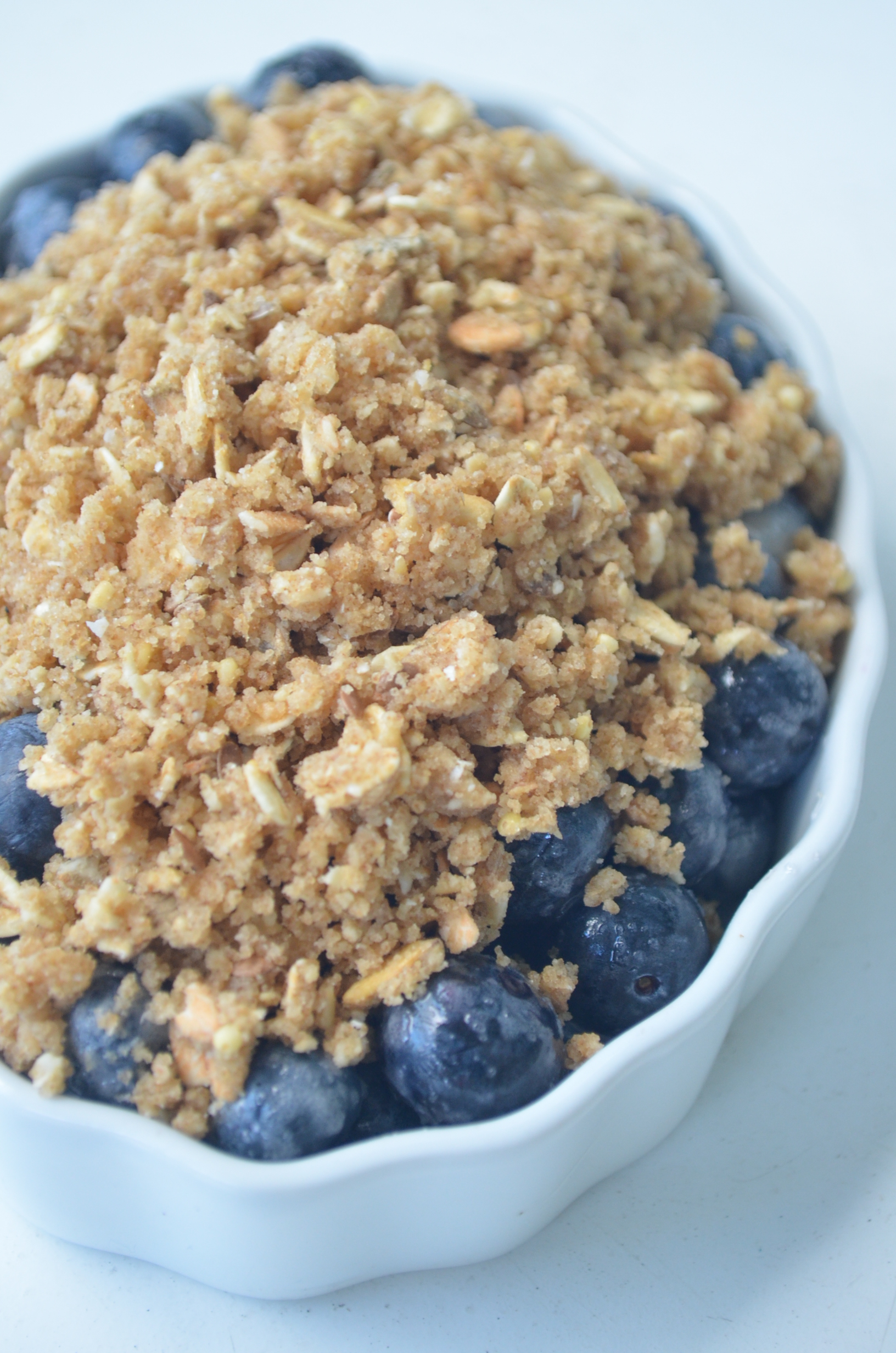 Small Batch Blueberry Crumble