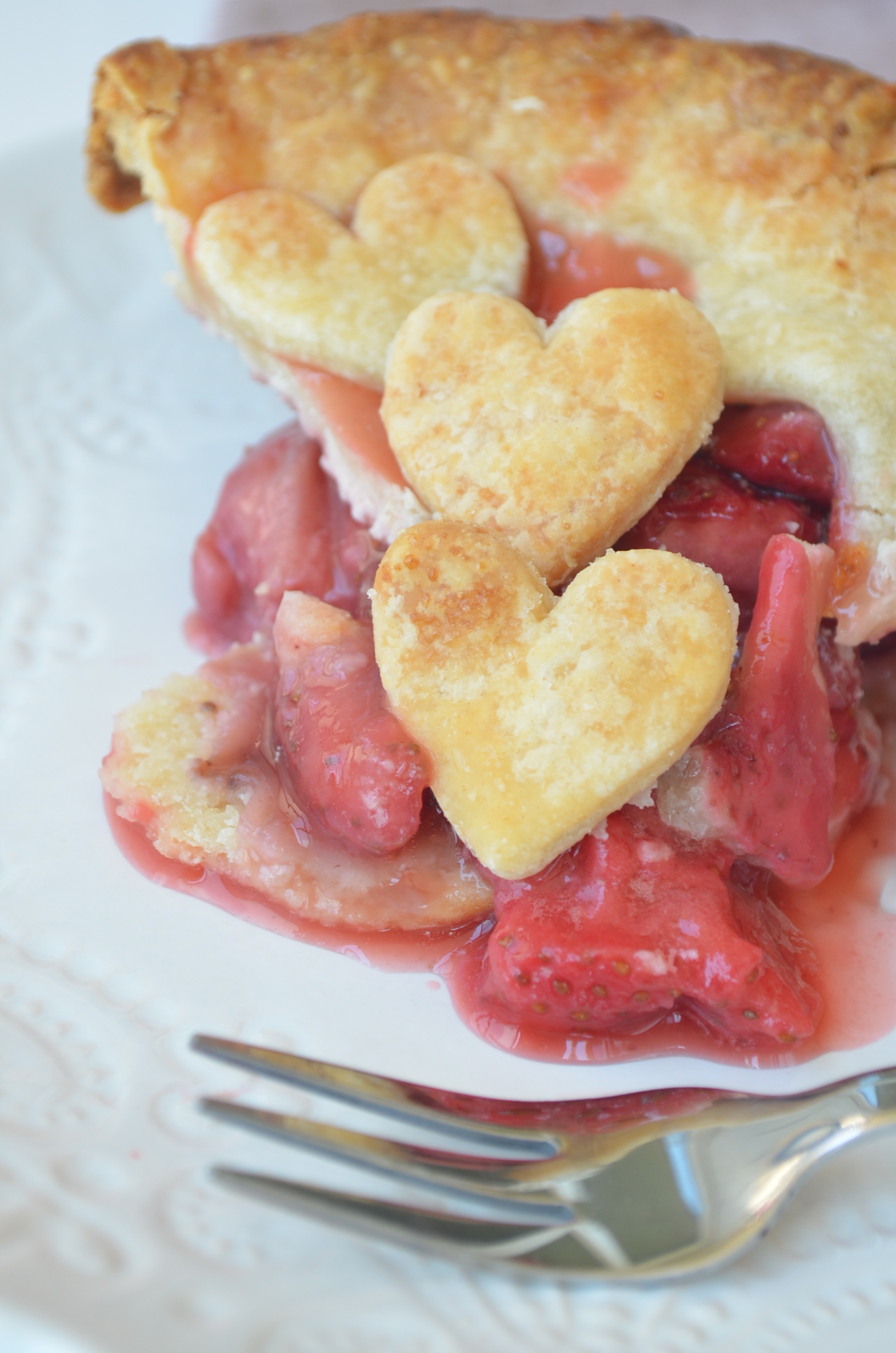 Small Batch Strawberry Pie By SweetNSpicyLiving.com