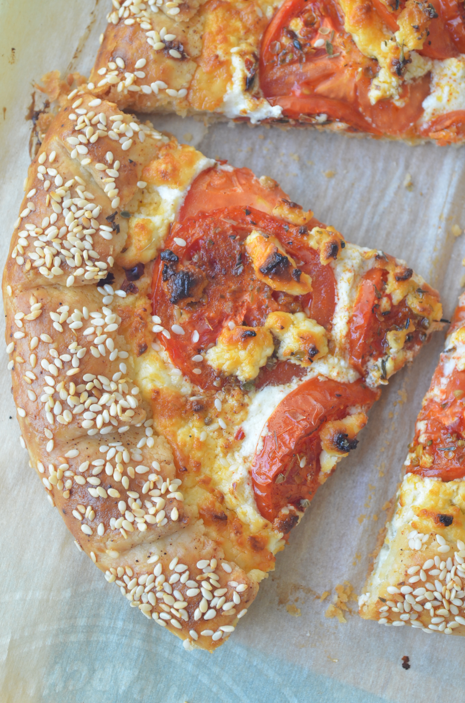 Tomato and Feta Pizza