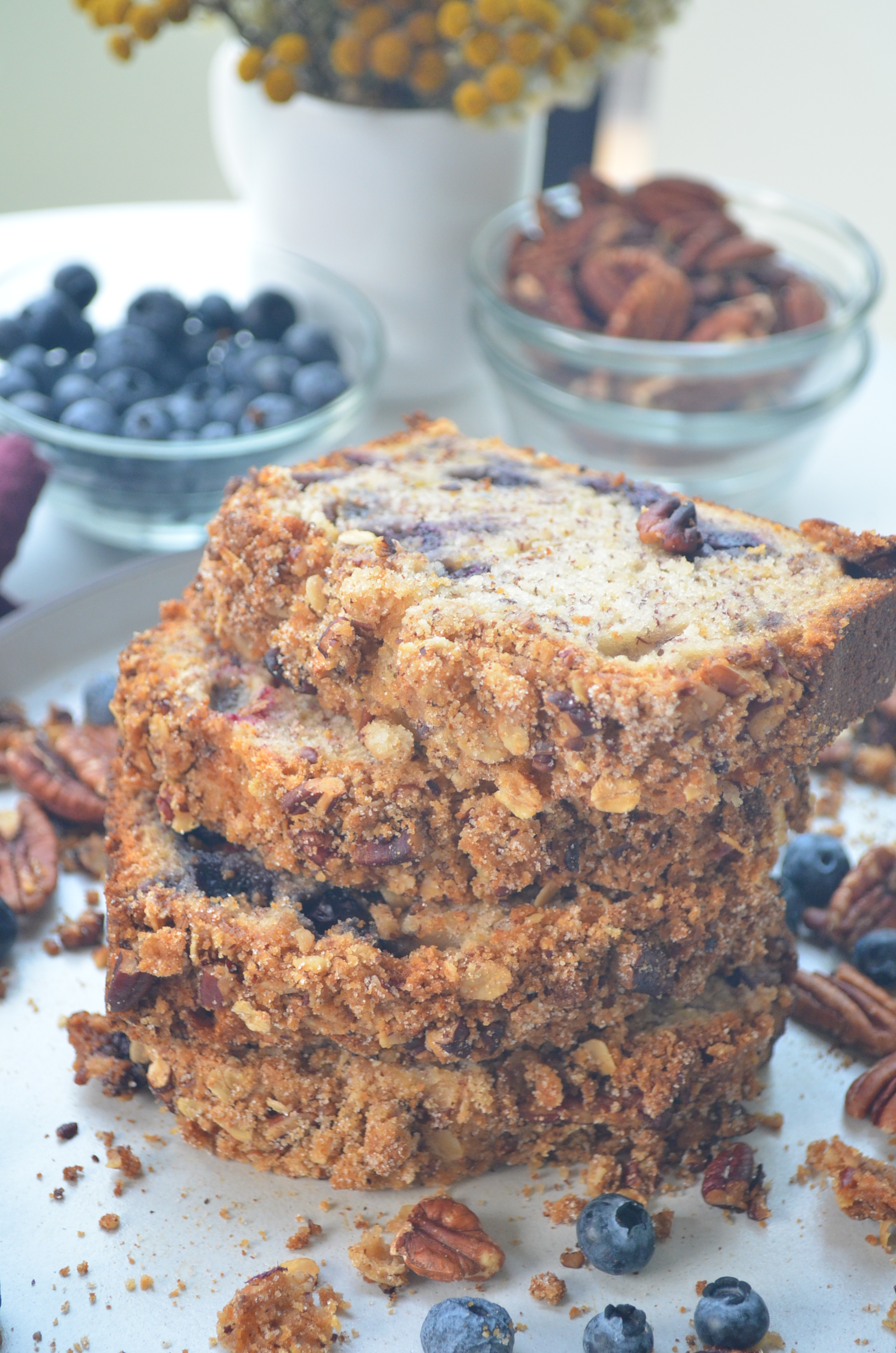 Blueberry Banana Bread By SweetNSpicyLiving