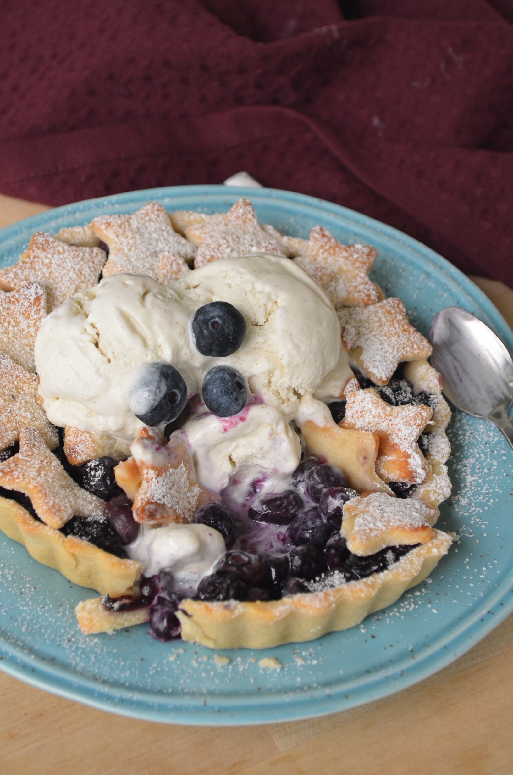 Blueberry Pie For Two