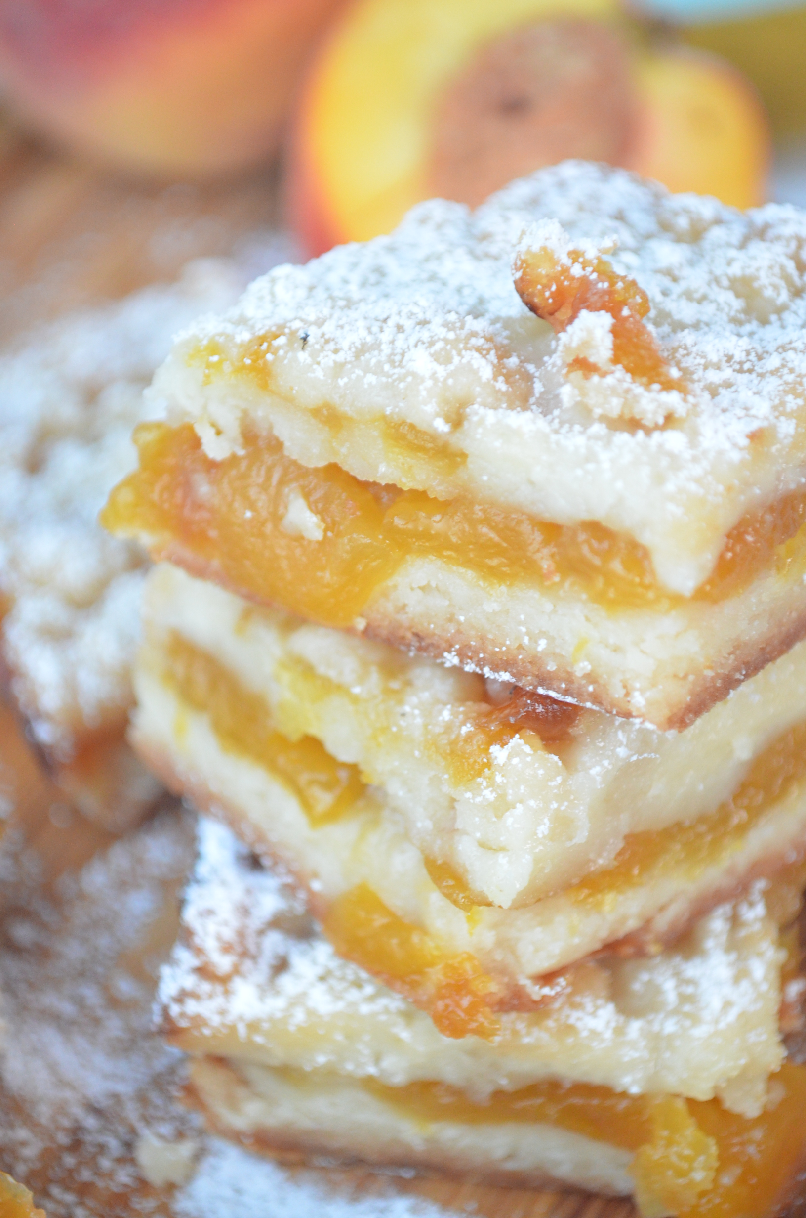 Peach Jam Crumb Bars