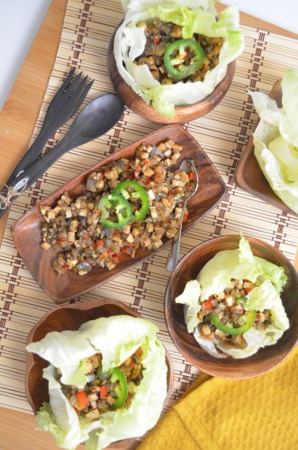 Vegetarian Lettuce Wrap