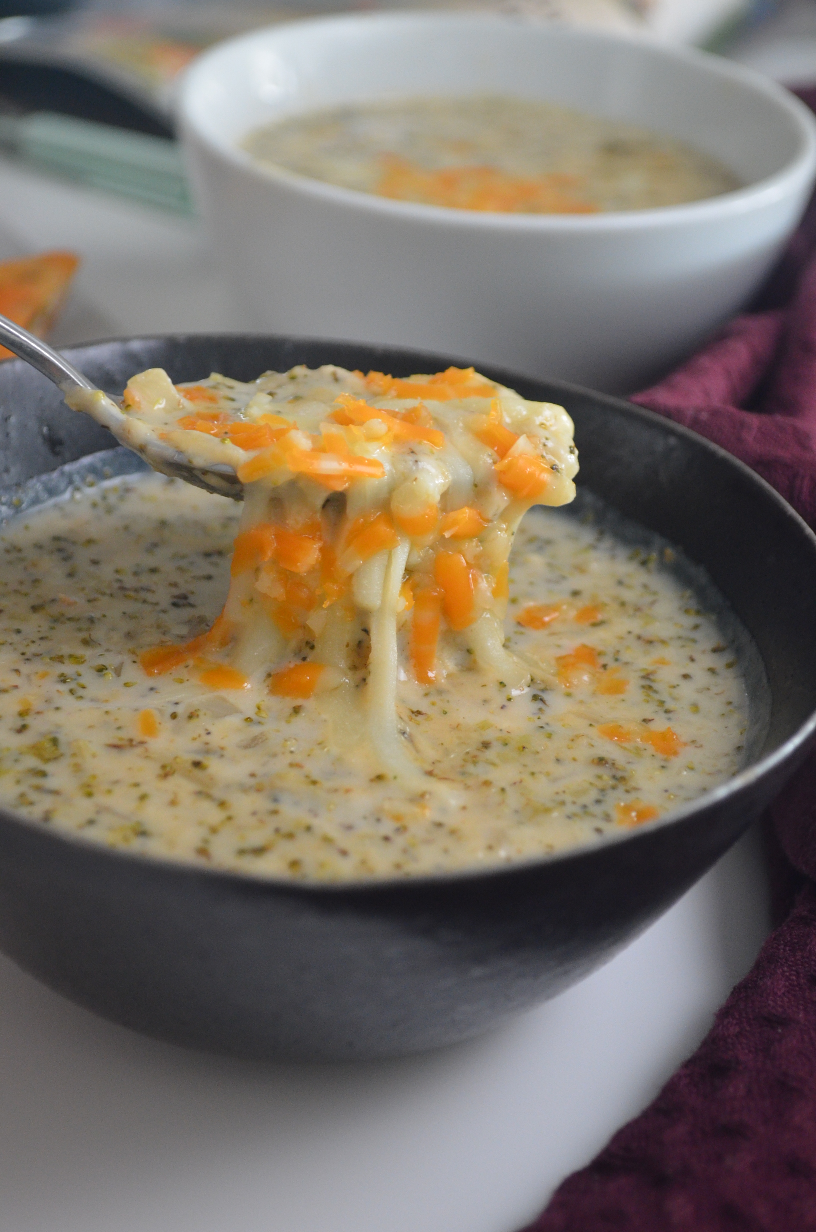 Creamy Broccoli and Cheese Soup