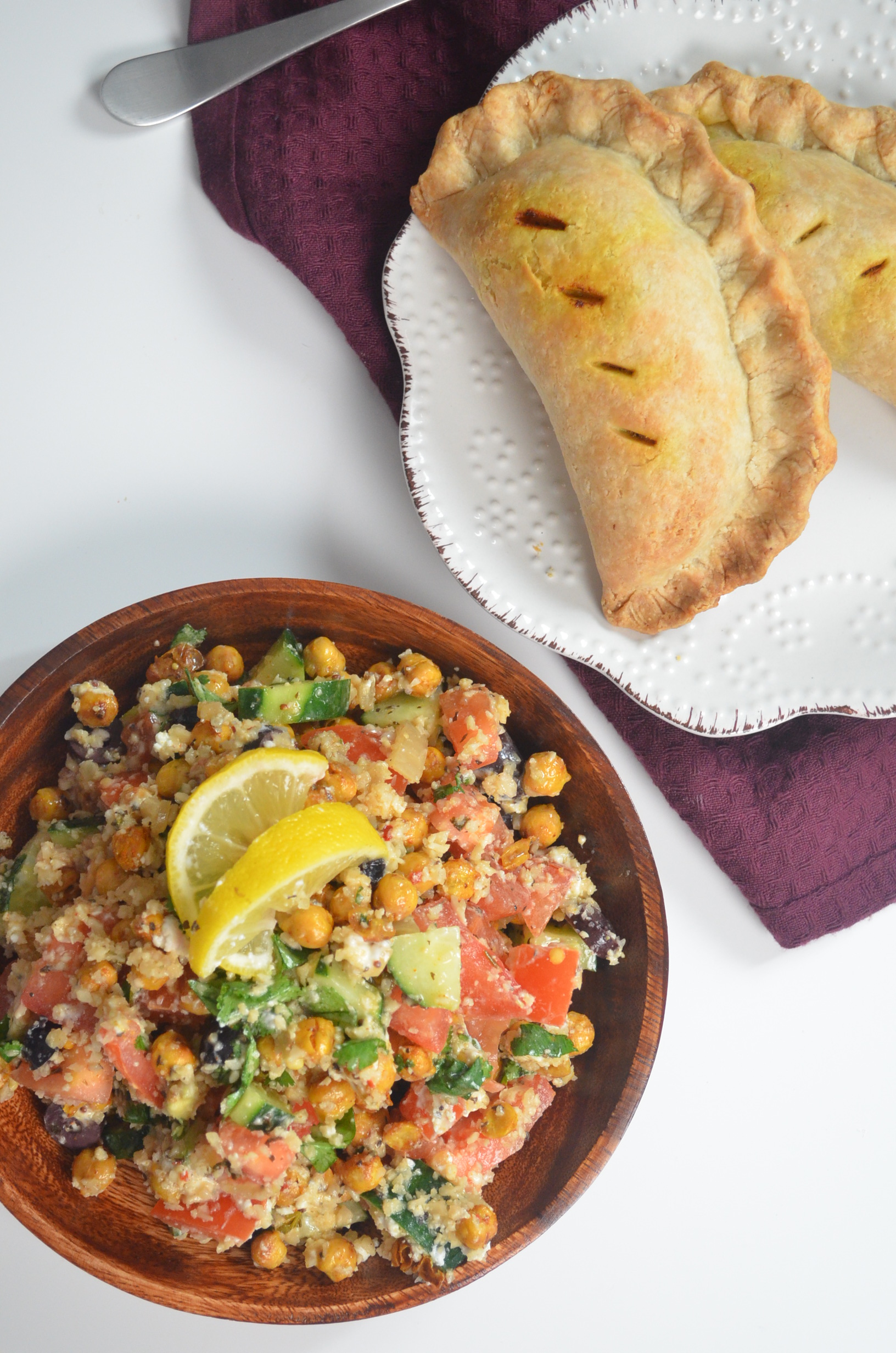 Mediterranean Chickpeas and Couscous Salad