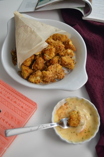 Oven Baked Parmesan Cauliflower Popcorn By SweetNSpicyLiving