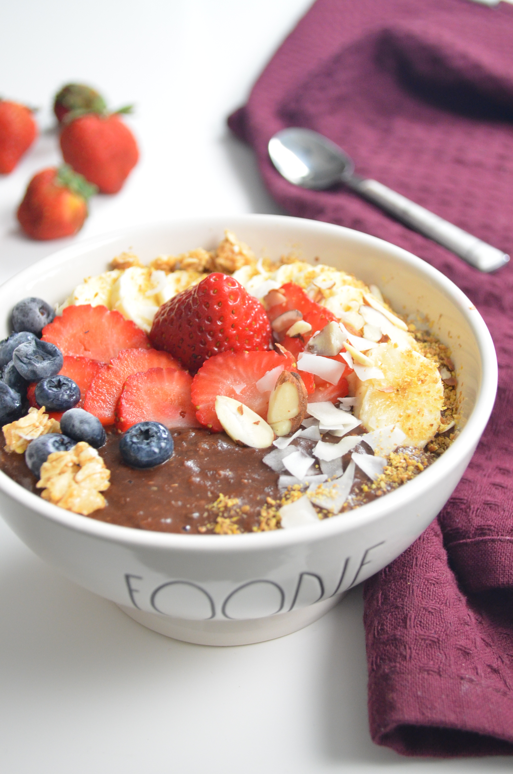 Single Serving Hot Chocolate Oatmeal