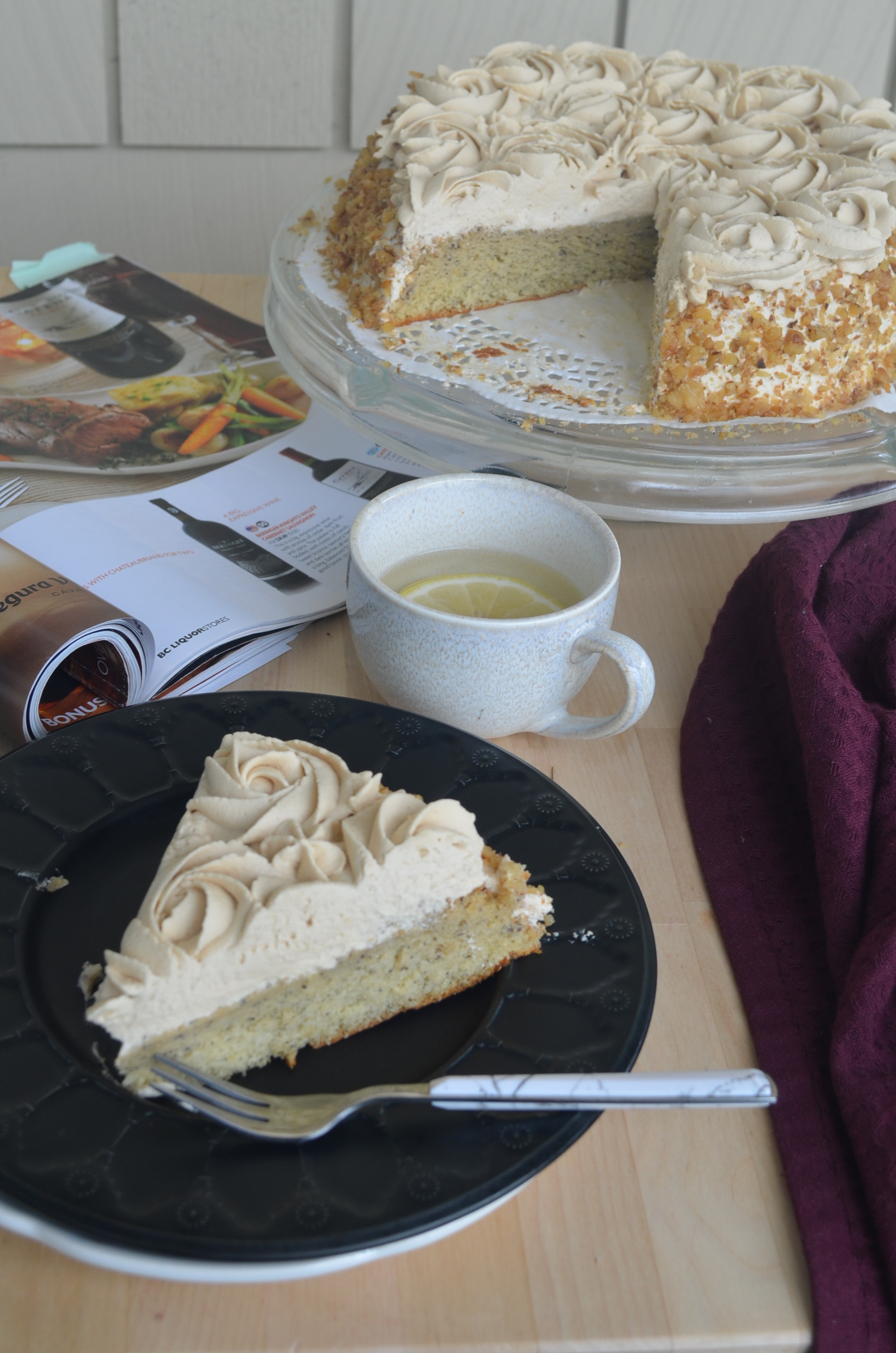 Soft and Fluffy Banana Chiffon cake