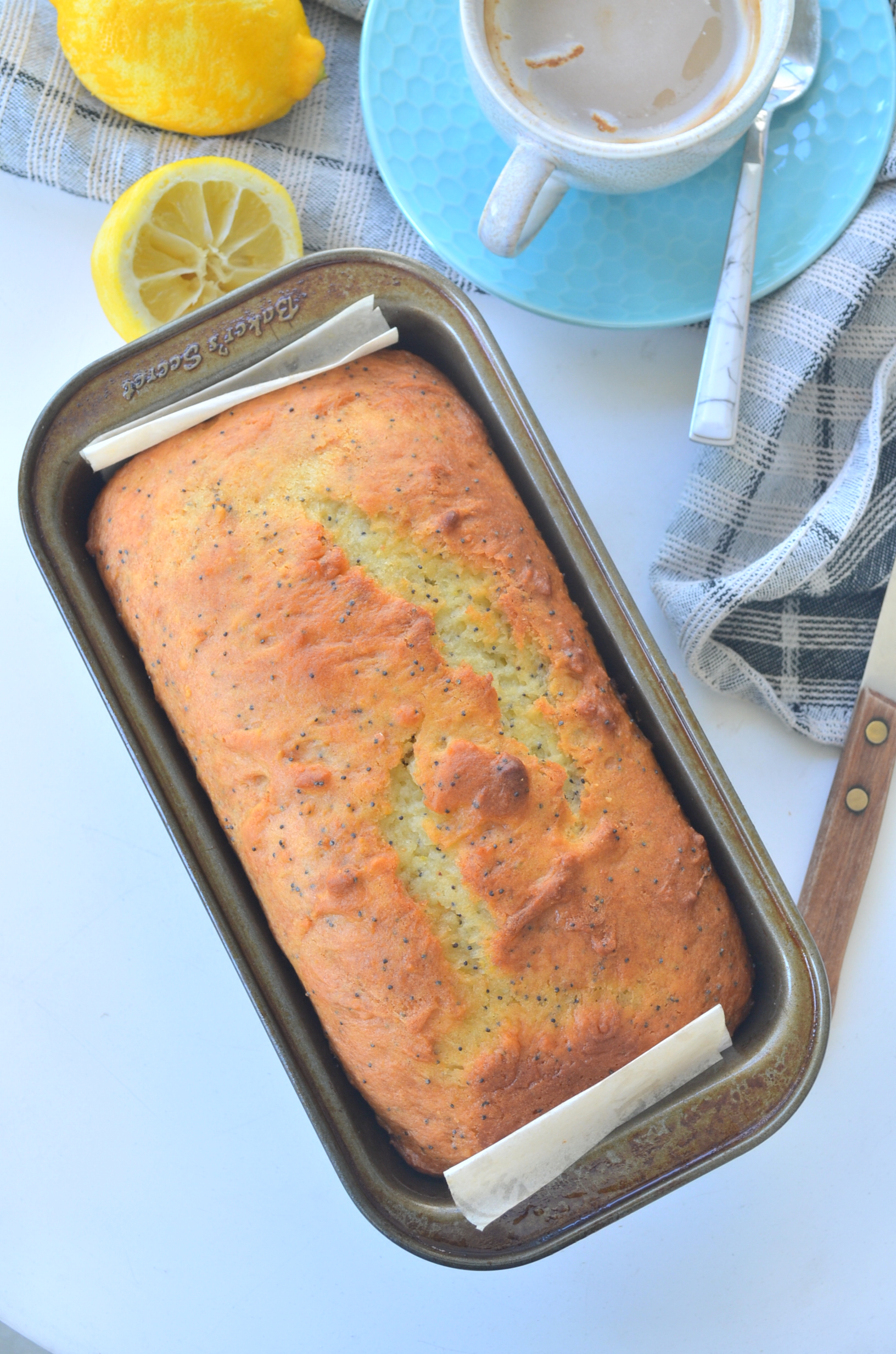 Moist Lemon Loaf Bread By SweetnSpicyLiving