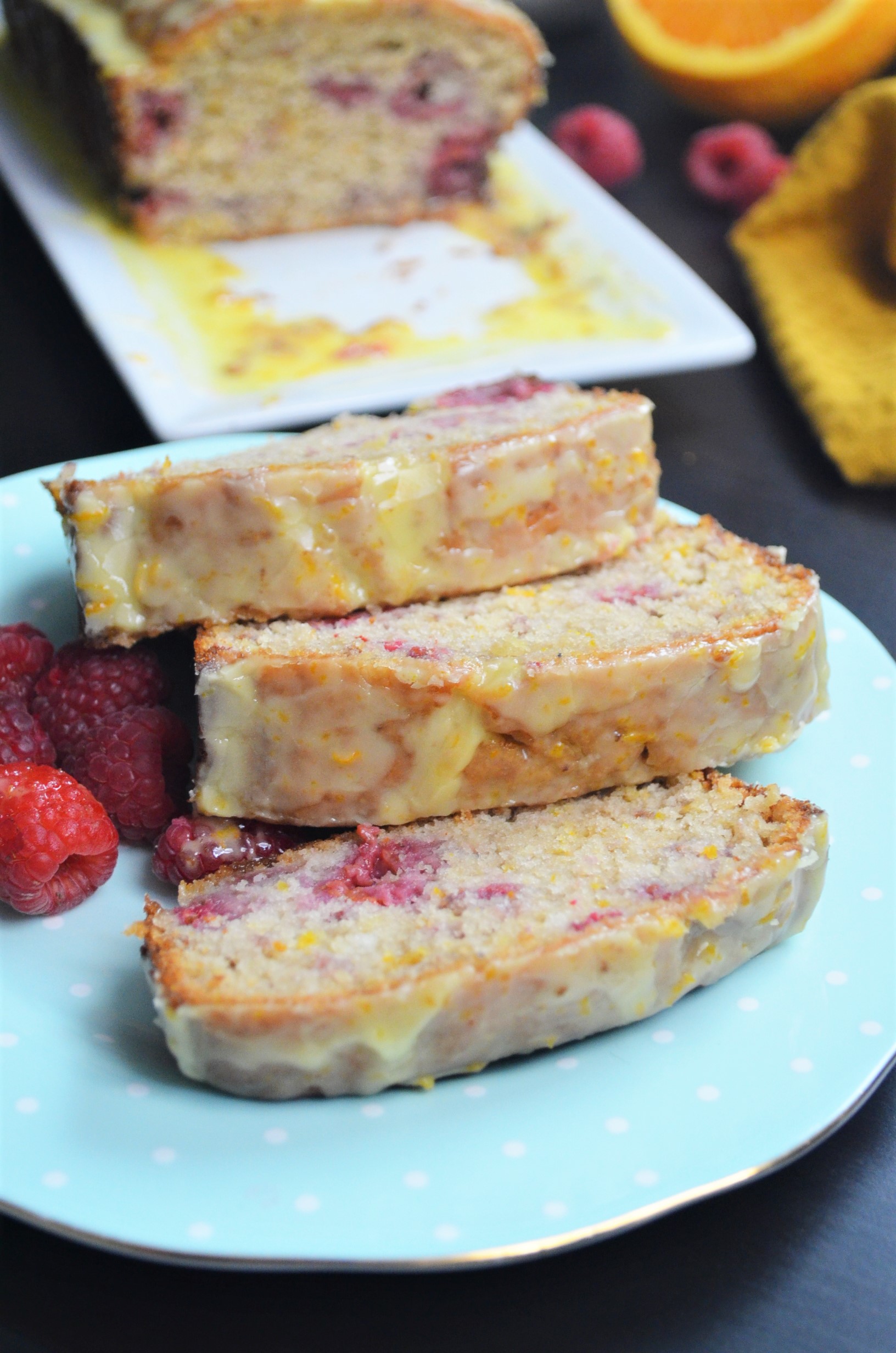 Orange and Raspberry Loaf
