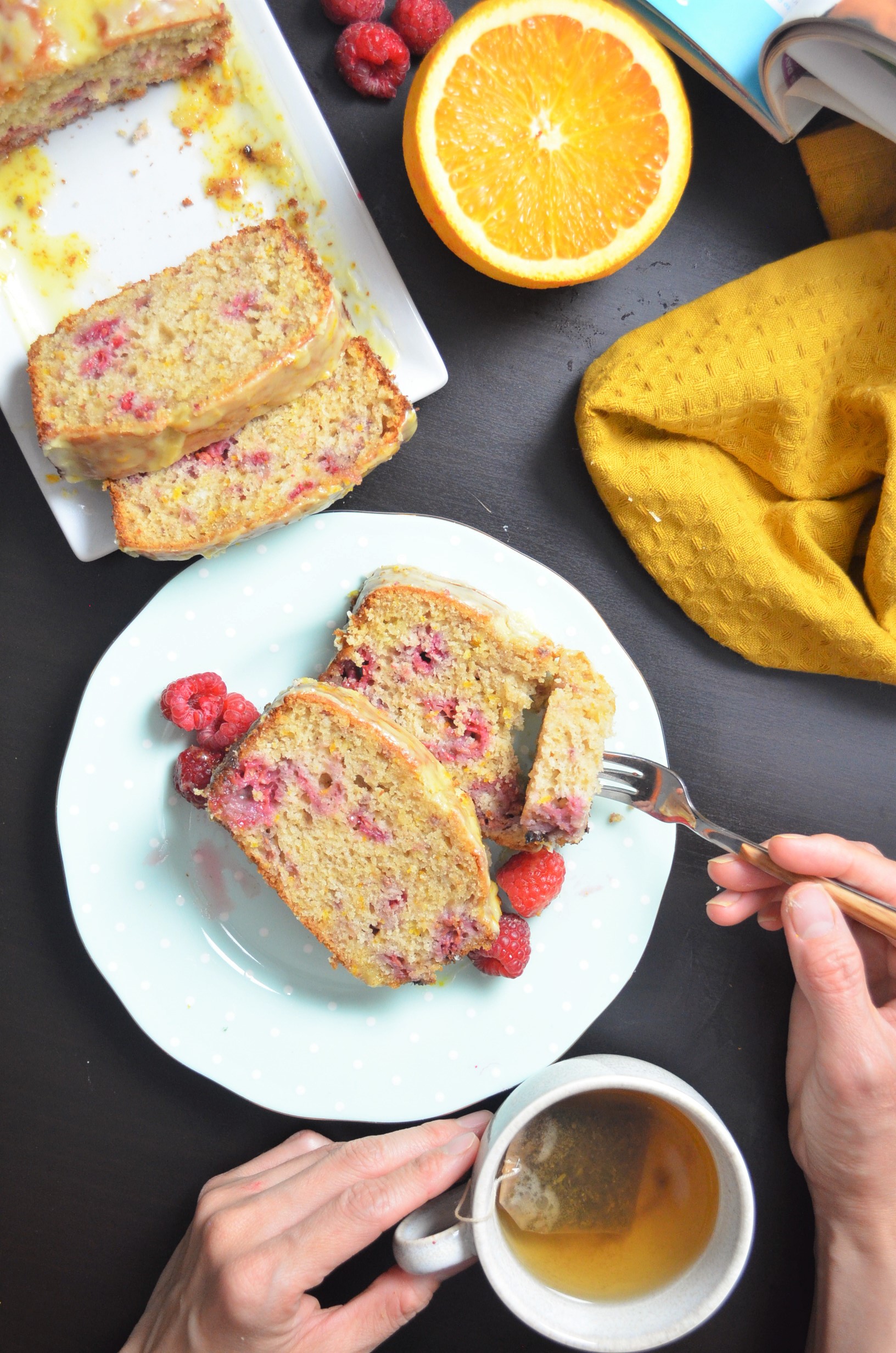 Raspberry Orange Cake