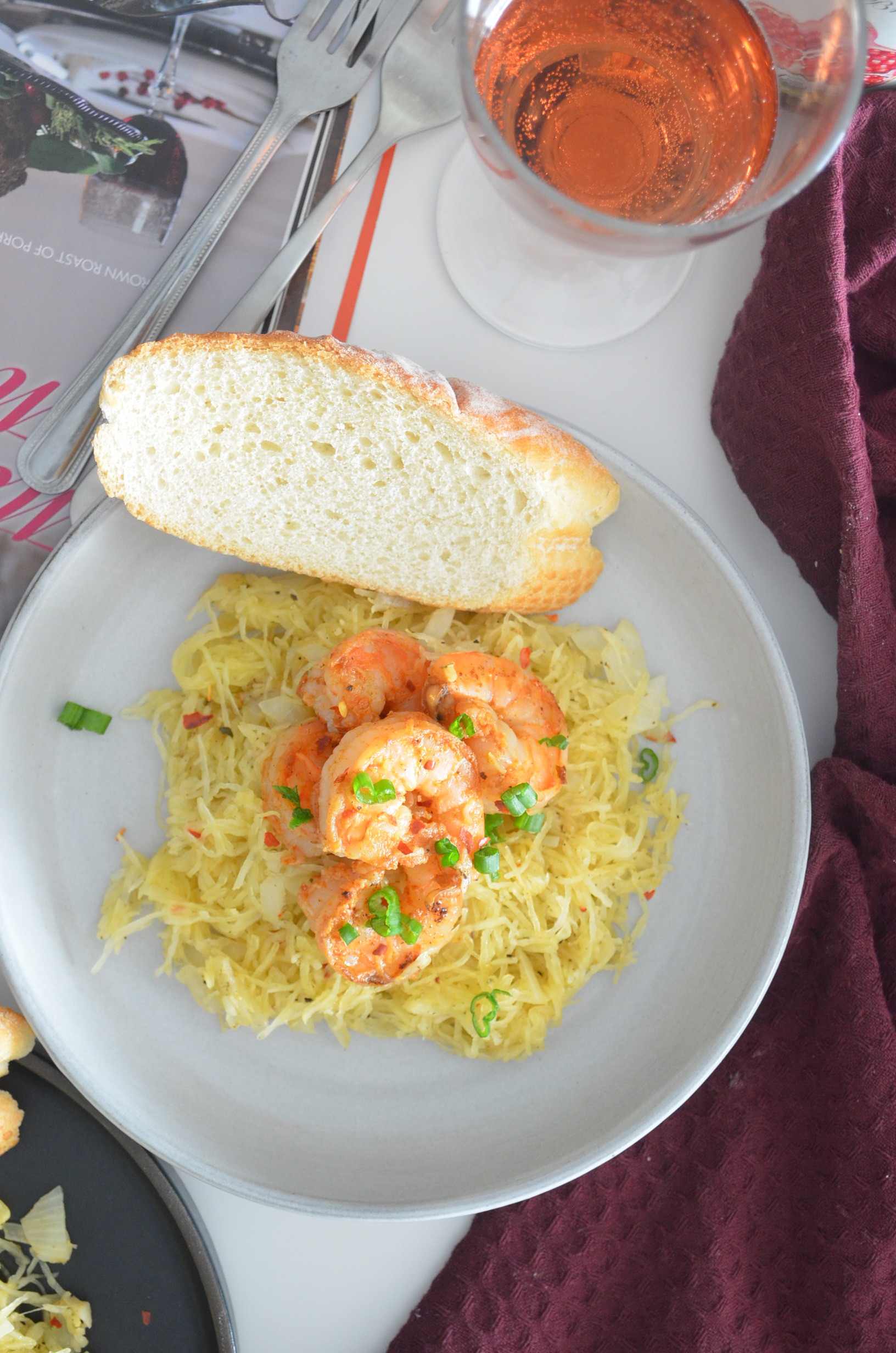 Shrimp Scampi For Two