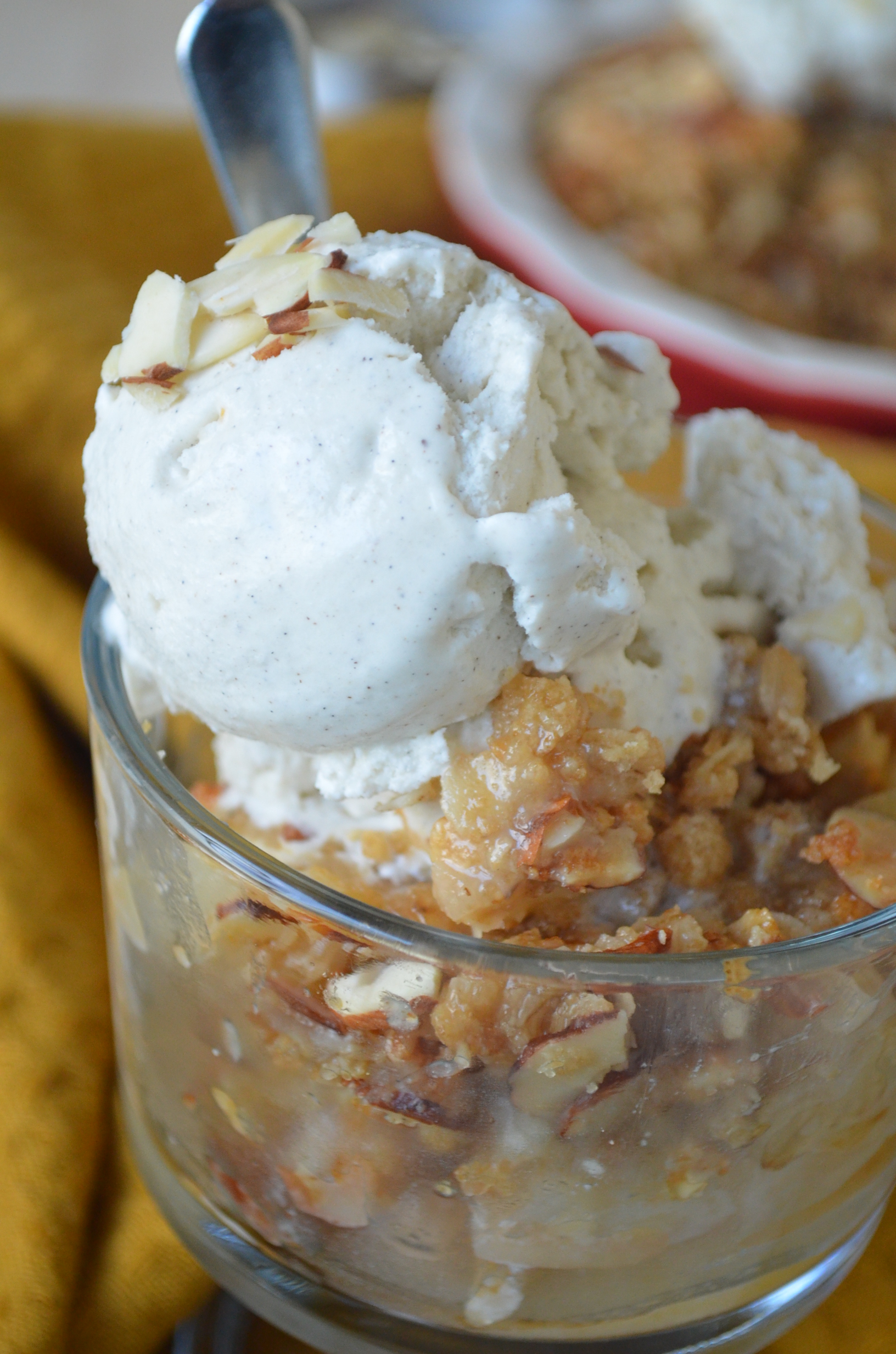 Small Batch Pear Almond Crisp