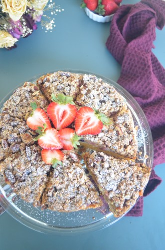 Blueberry Almond Crumb Cake