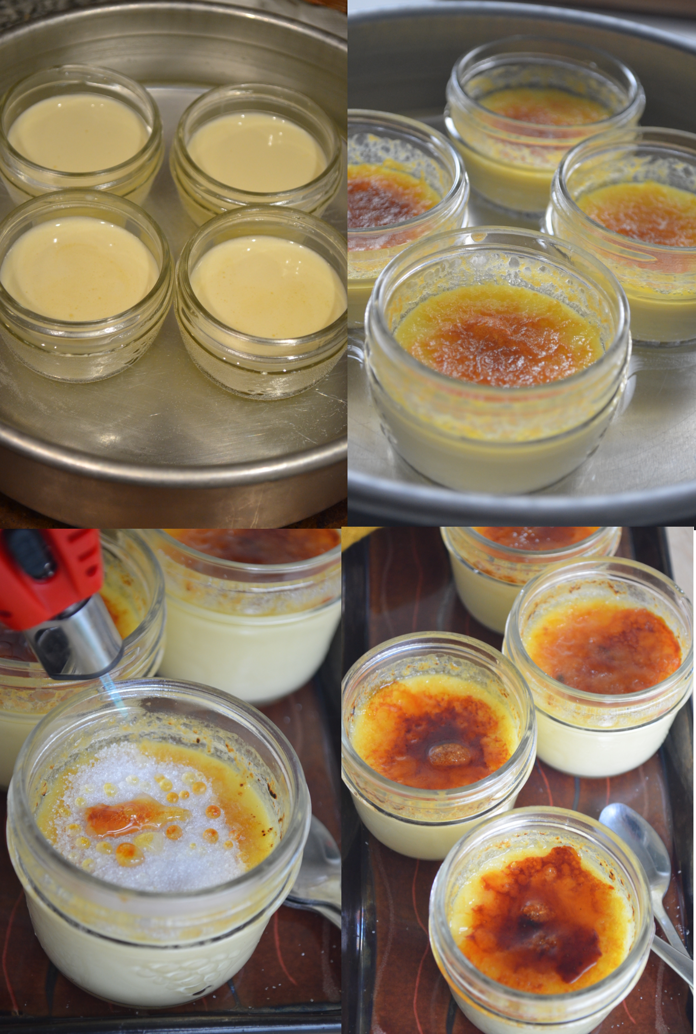Coconut Creme Brulee Collage