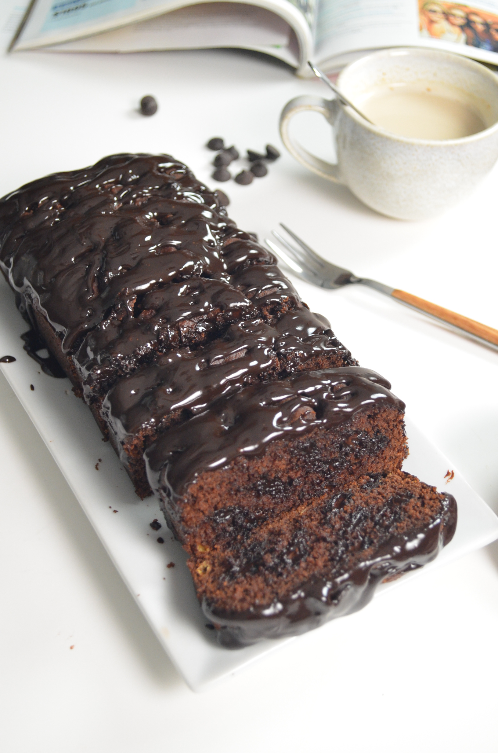 Double Chocolate Chip Banana Bread By SweetNSpicyLiving